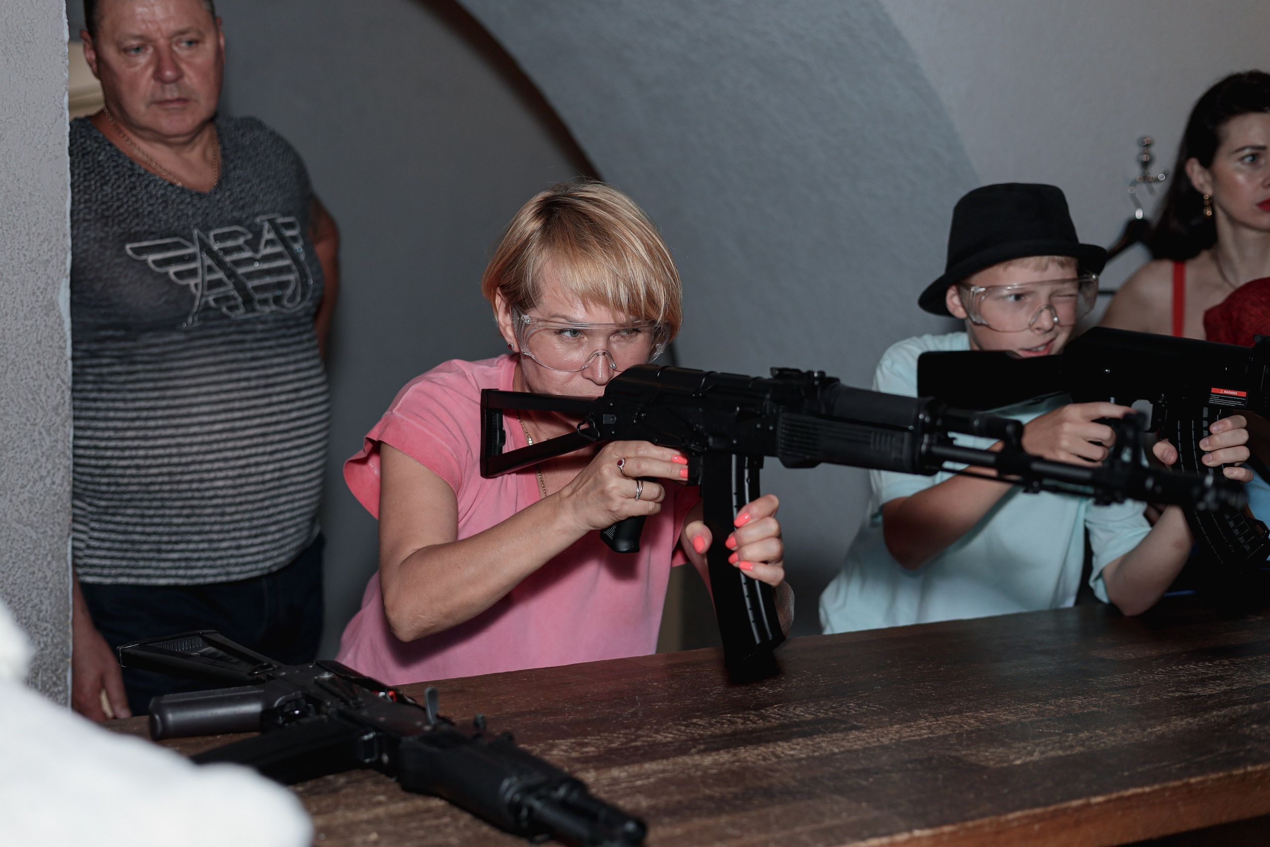 День рождение в стрелковом клубе. Фотограф Надршина Лилия