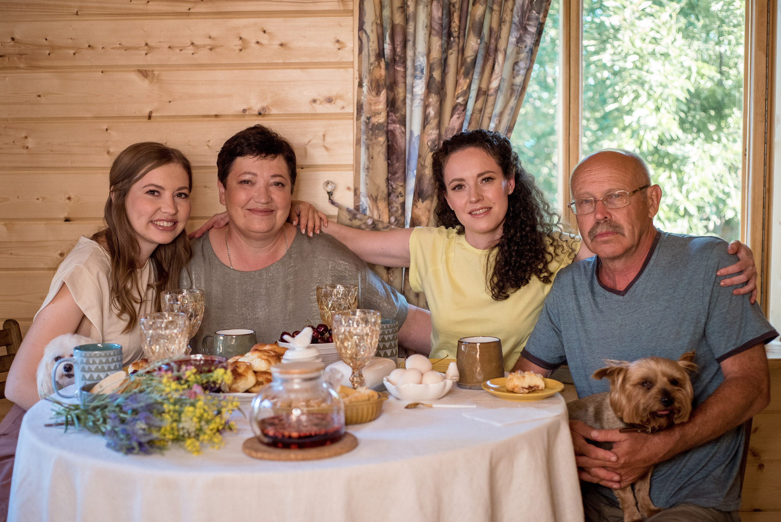 Семейная фотосесия_загородный домик_Ирина (цветокор). Детский и семейный фотограф Краснодар / Сочи Сергеева Олеся