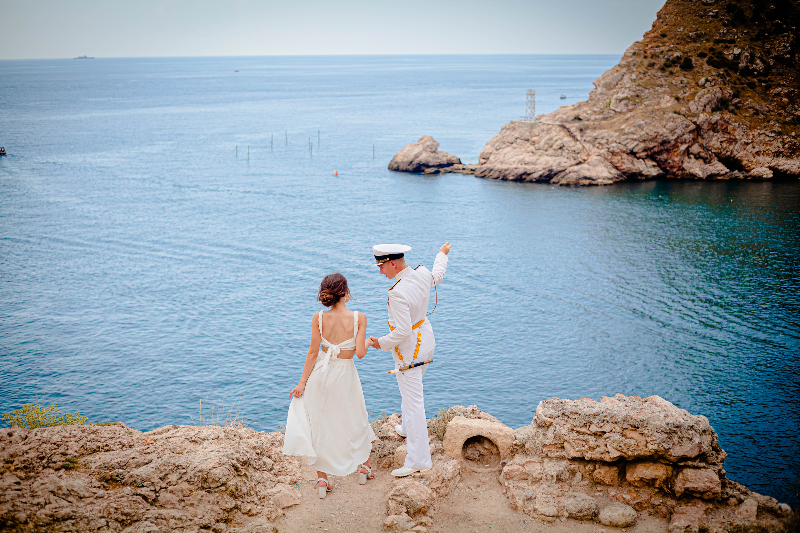 Даша и Леша тигровый мыс -балаклава. Фотограф и видеограф в Крыму и Севастополе