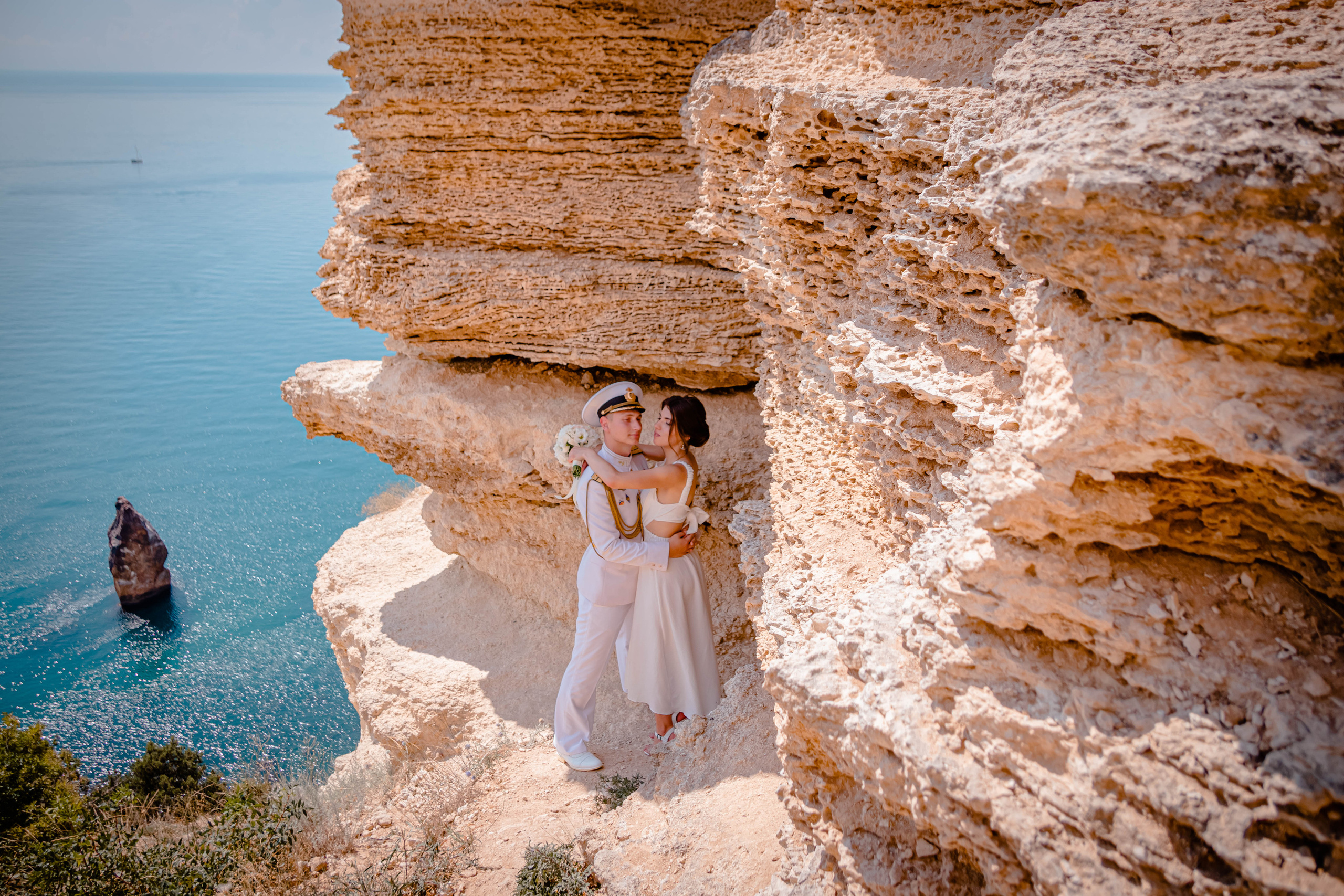 Даша и Леша тигровый мыс -балаклава. Фотограф и видеограф в Крыму и Севастополе