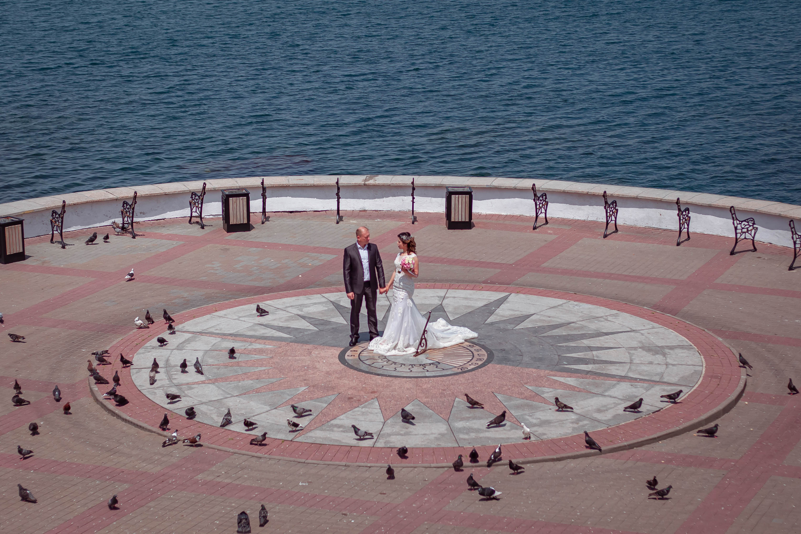 Александр и Хеба приморский бульвар. Фотограф и видеограф в Крыму и Севастополе