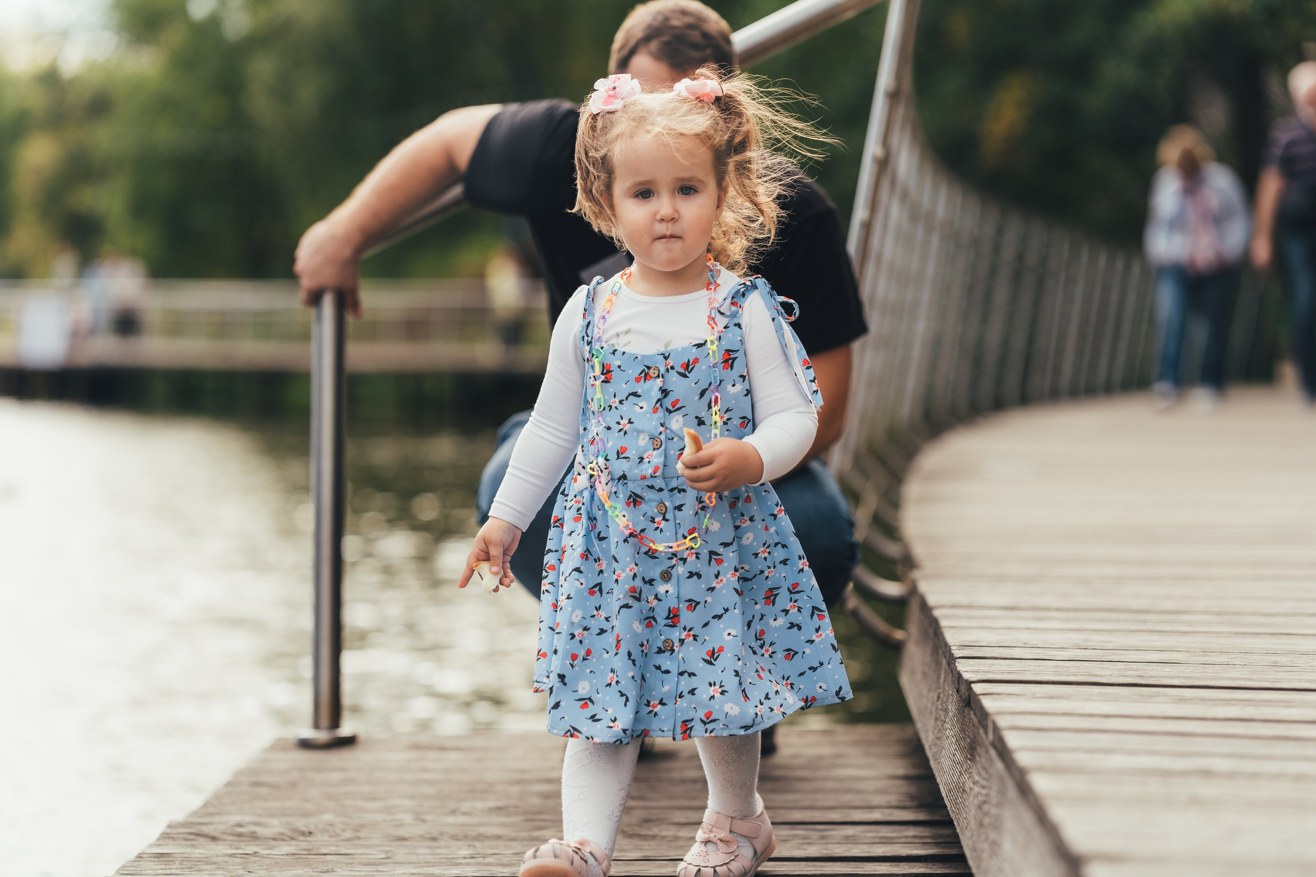 Денис с дочкой, Балашиха, парк Пехорка. Наталья Дукалова фотограф Щелково Королев Пушкино Москва Балашиха