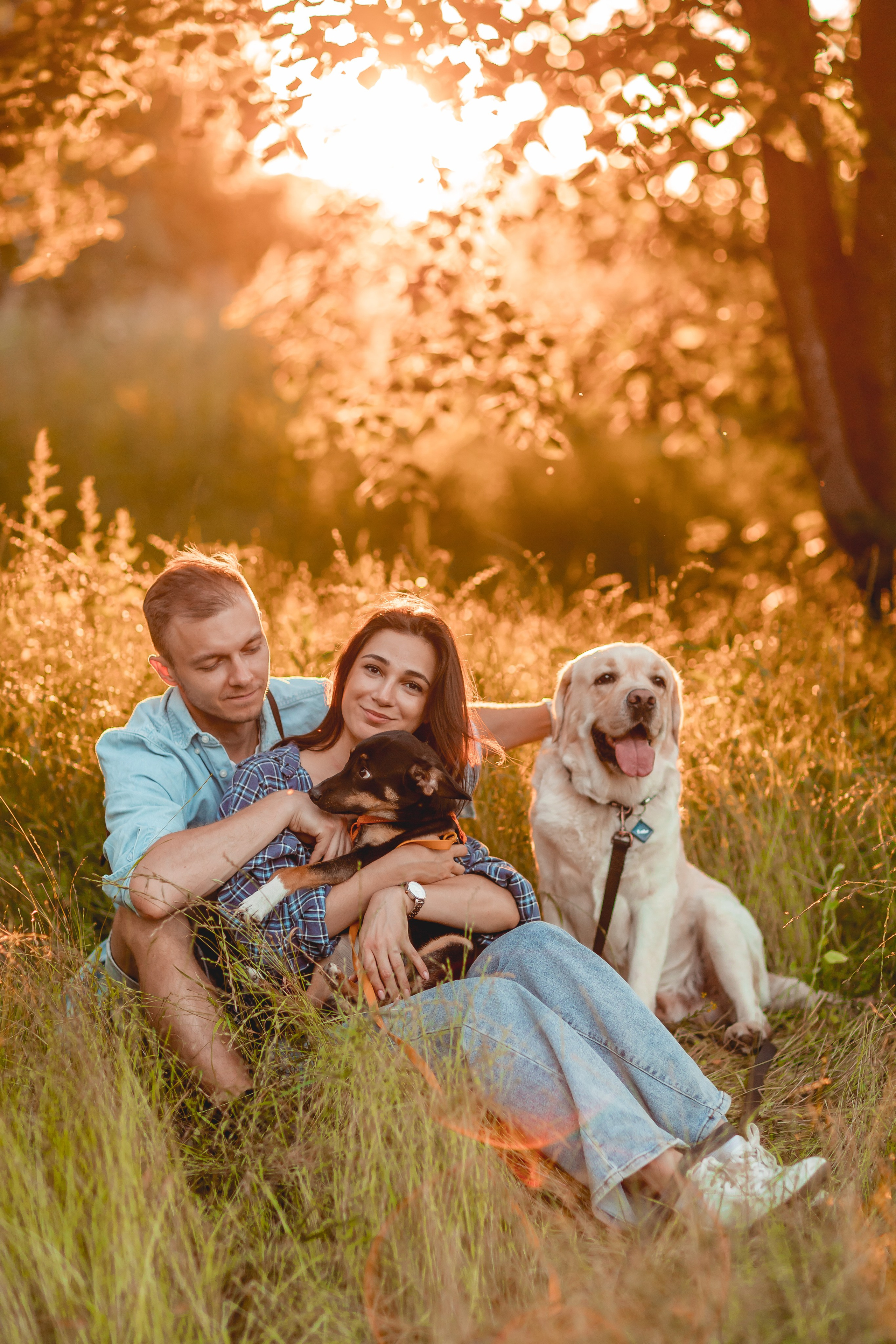 Наташа, Коля, Люк и Мартин. Семейный фотограф анималист Мария Крючкова