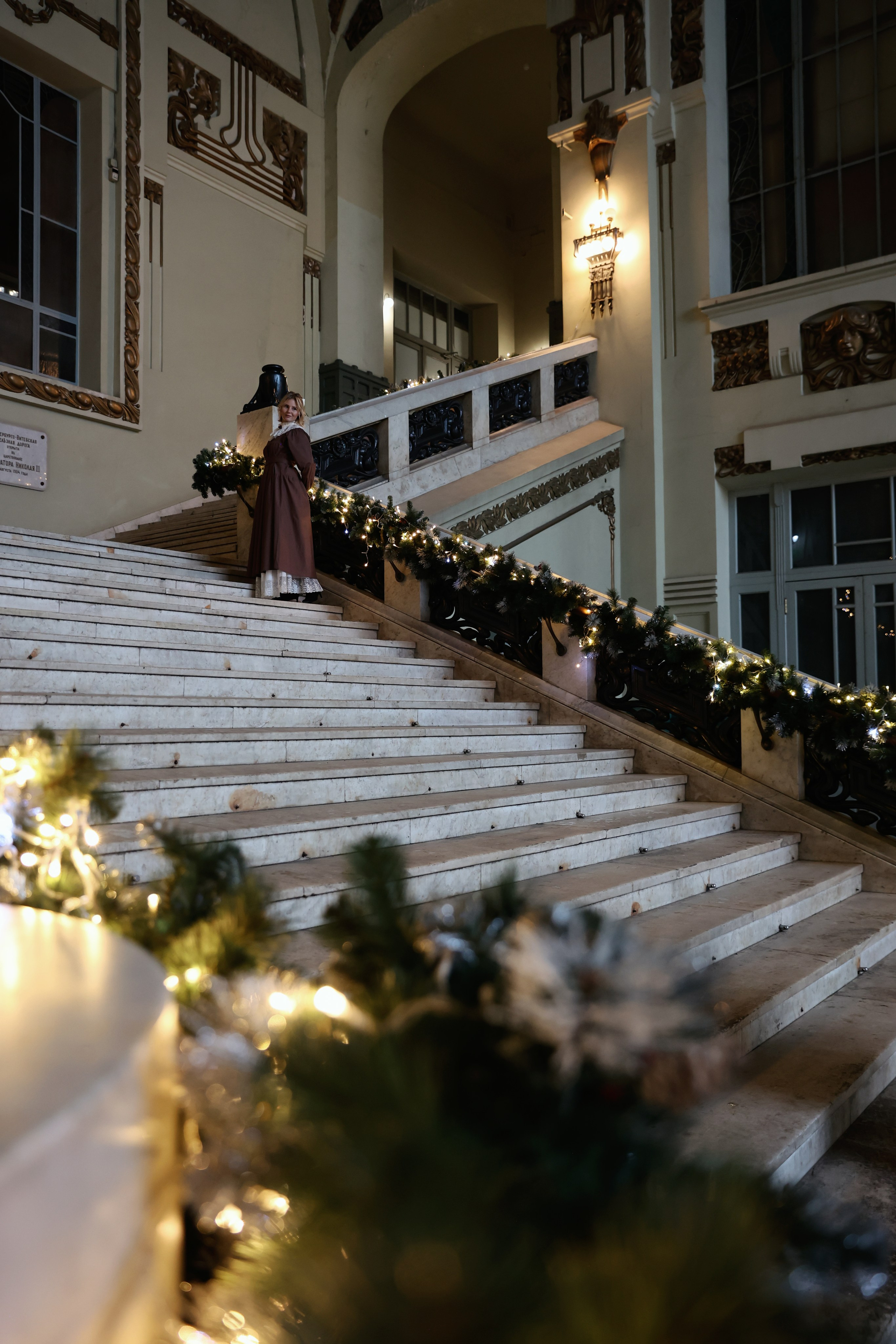 Ретро съемка на Витебском вокзале. Фотограф — Татьяна Кириллова, г. Санкт-Петербург