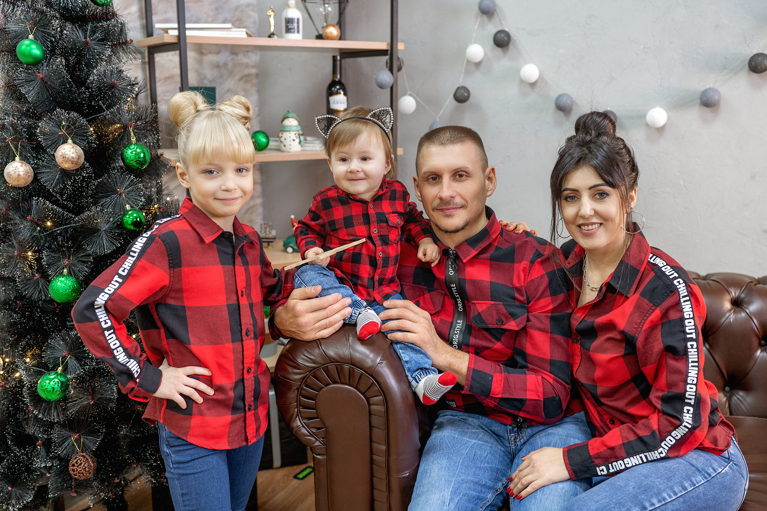 Семейная новогодняя история. Профессиональный фотограф в г. Бузулук