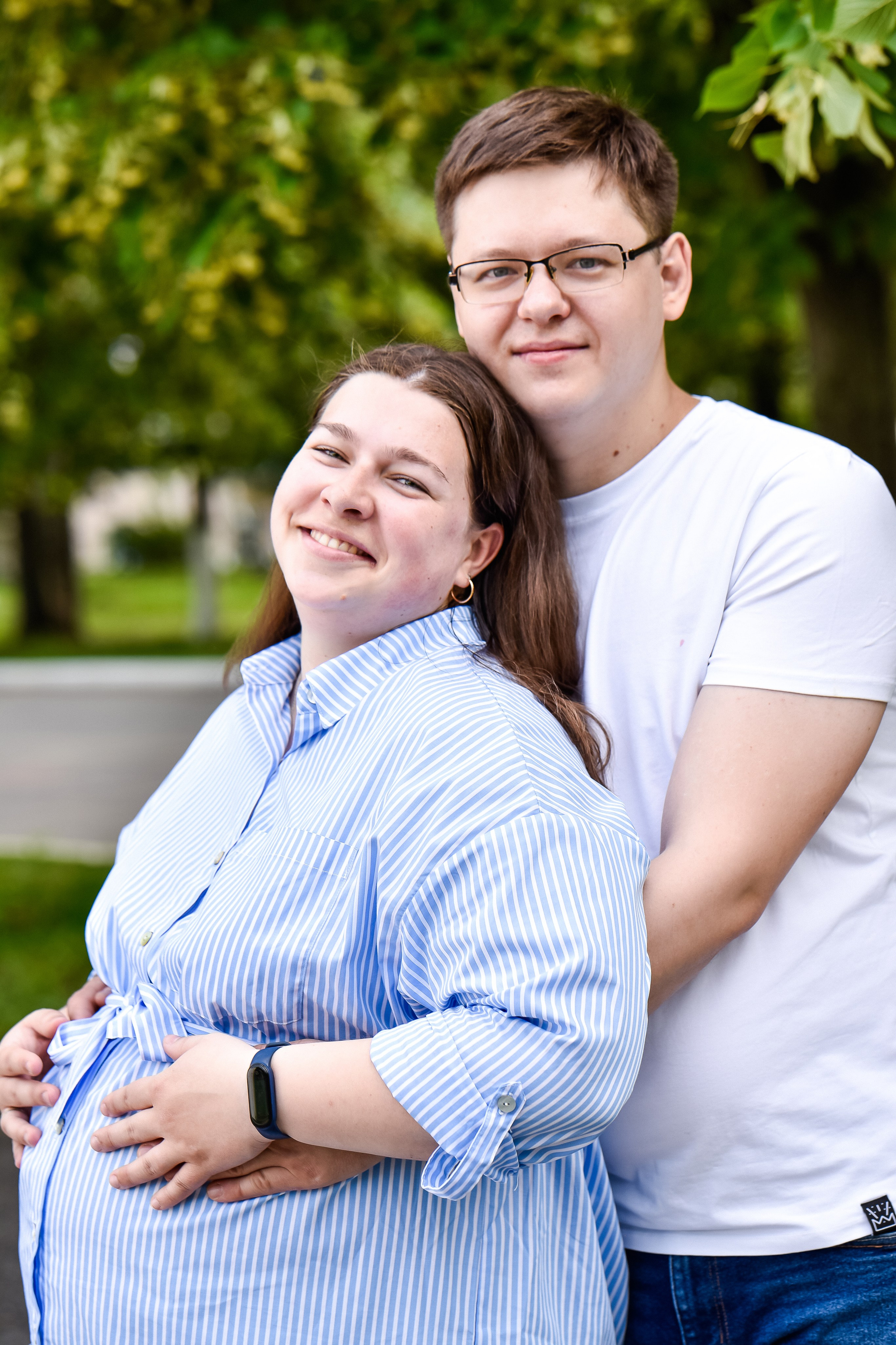 Семья Натальи, Сергея и Машеньки