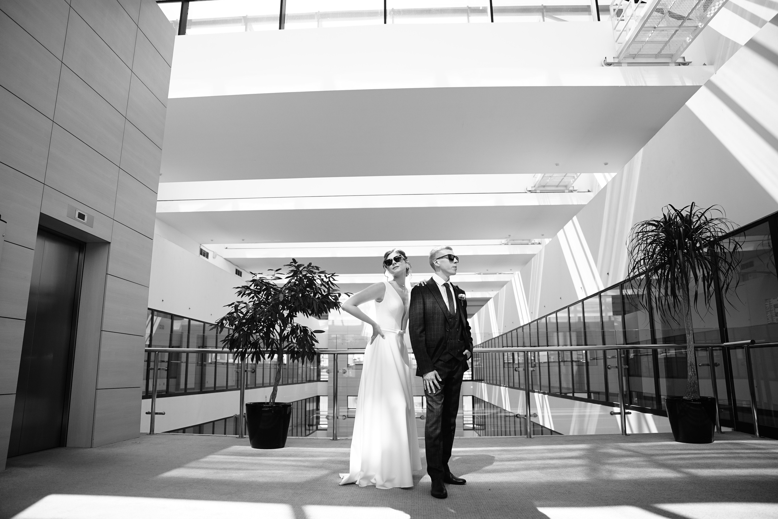 Иван и Виктория чб. Свадебный фотограф в Самаре Анна Ковалева