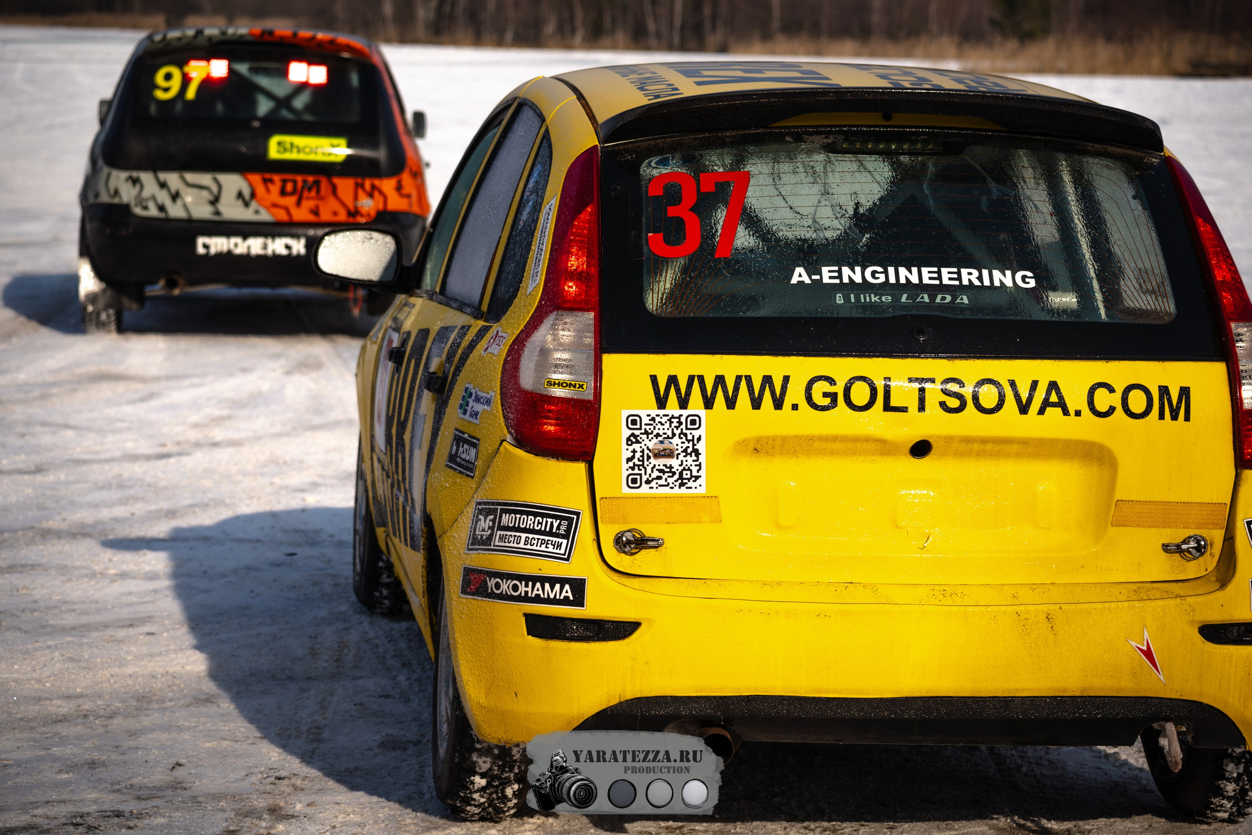 Тренировочный день на ледовой трассе. Yaratezza production