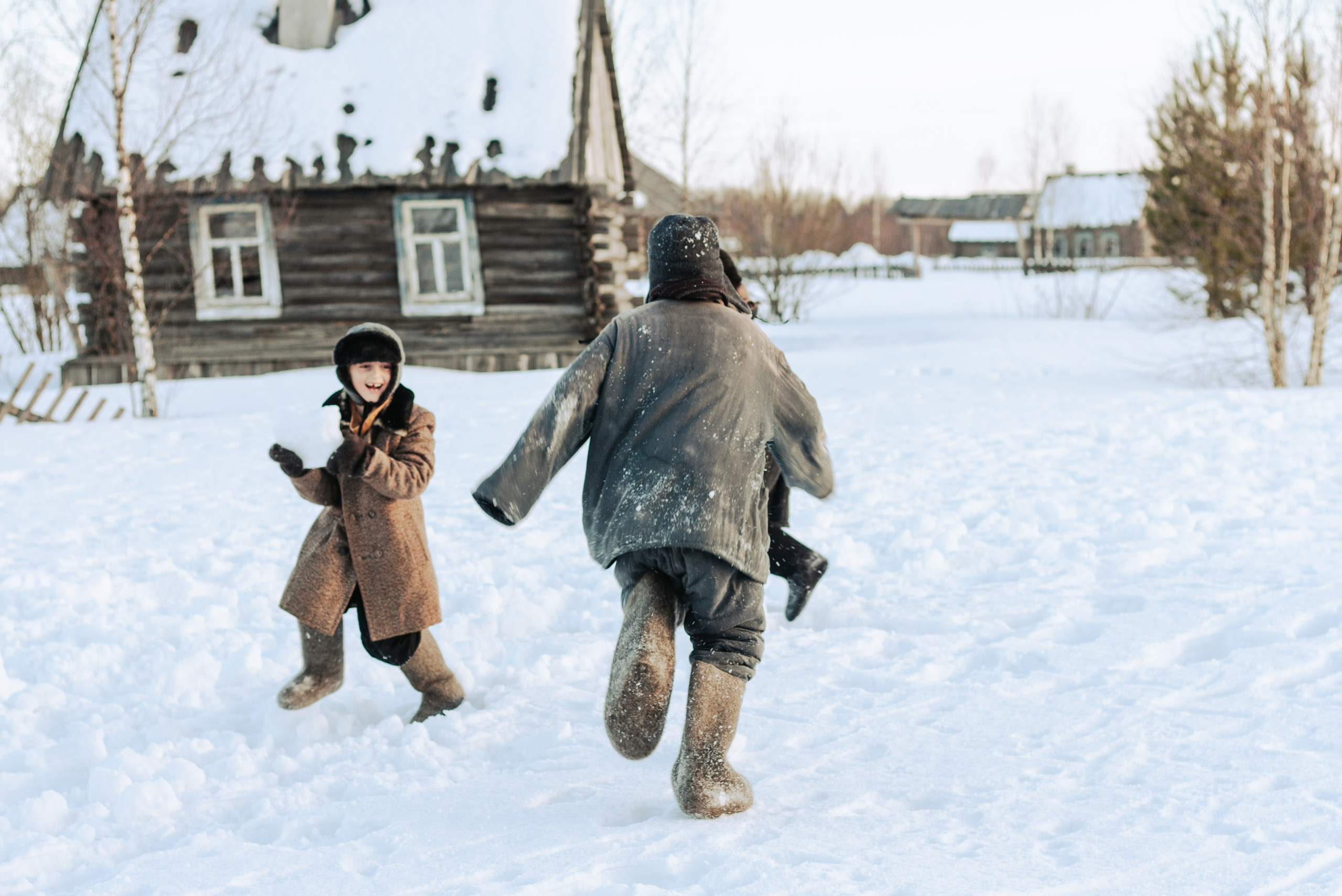 На съемках фильма «Июньская полынь». Мария Колесникова