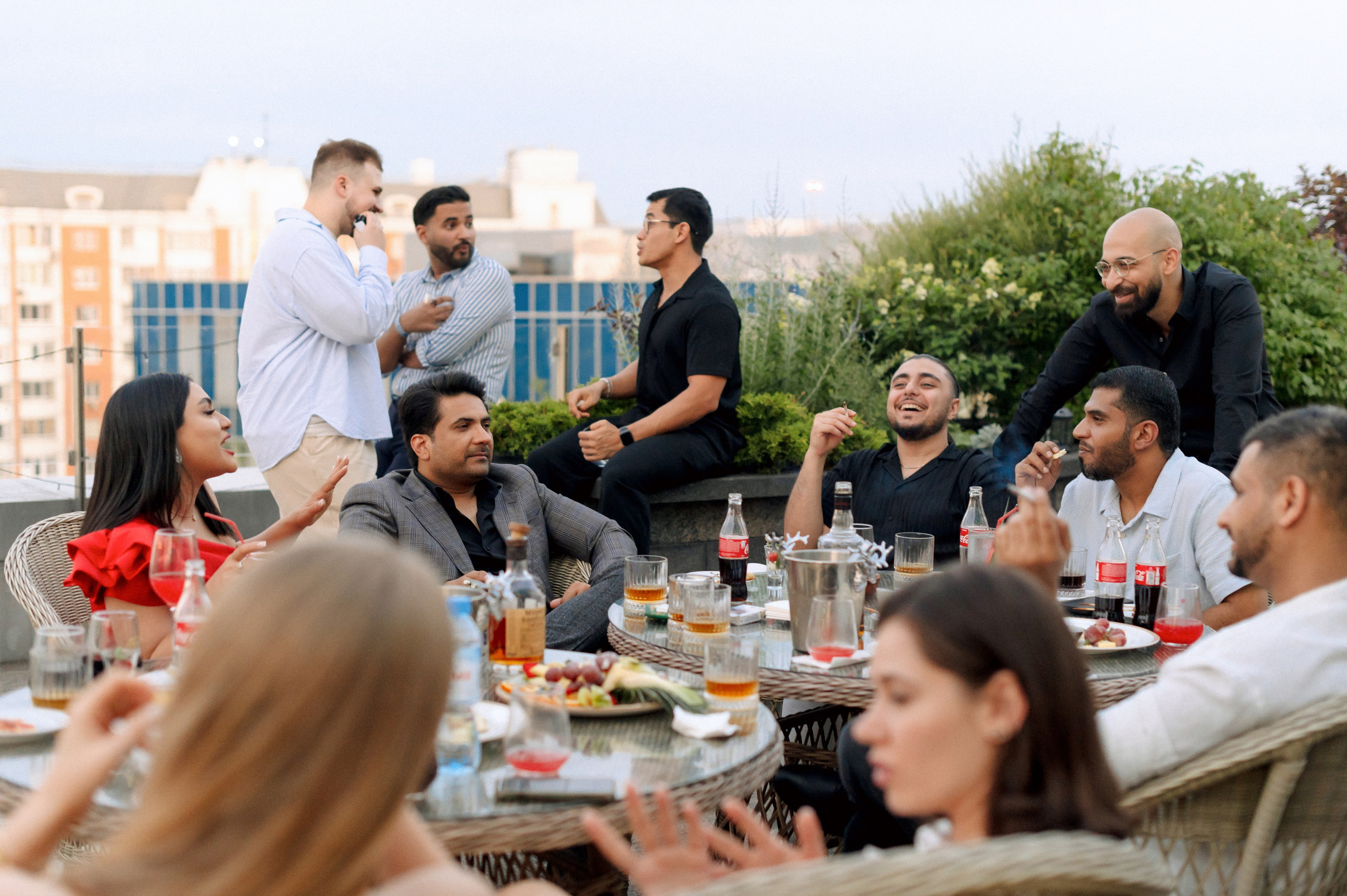Rooftop party. Шашкова Вероника / Свадебный и семейный фотограф Москва и Ярославль