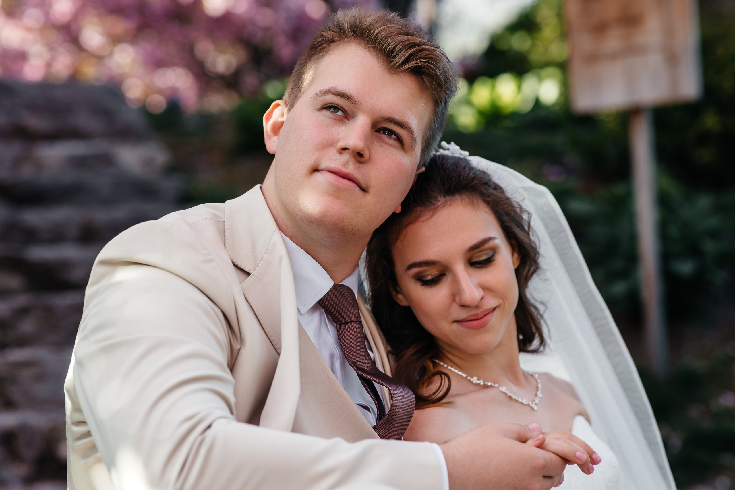 Сакура в Японском саду. Анонс свадьбы для Никиты и Марины. Свадебный фотограф в Крыму и Севастополе Ольга Баскакова