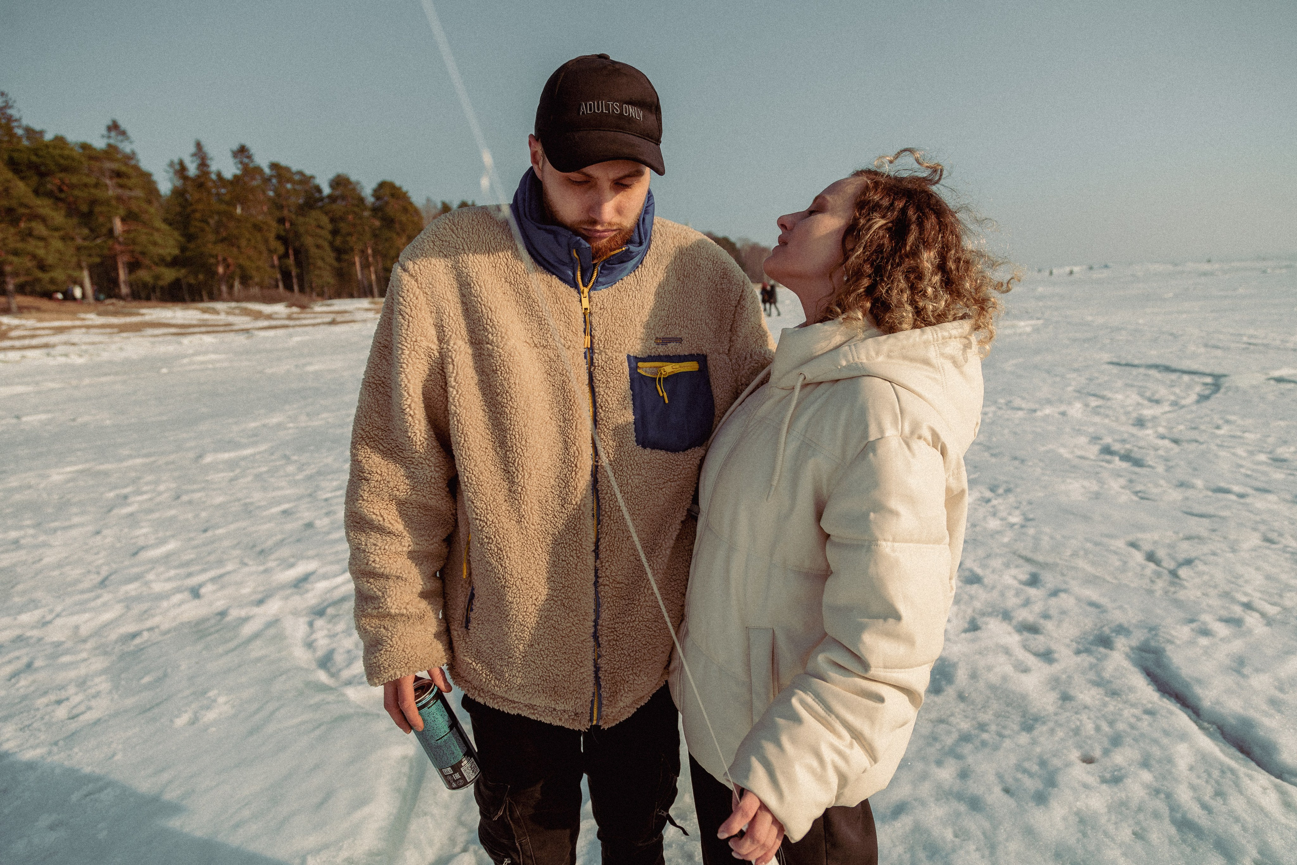 Зимняя фотосъемка пары: Андрея и Ани в Санкт-Петербурге