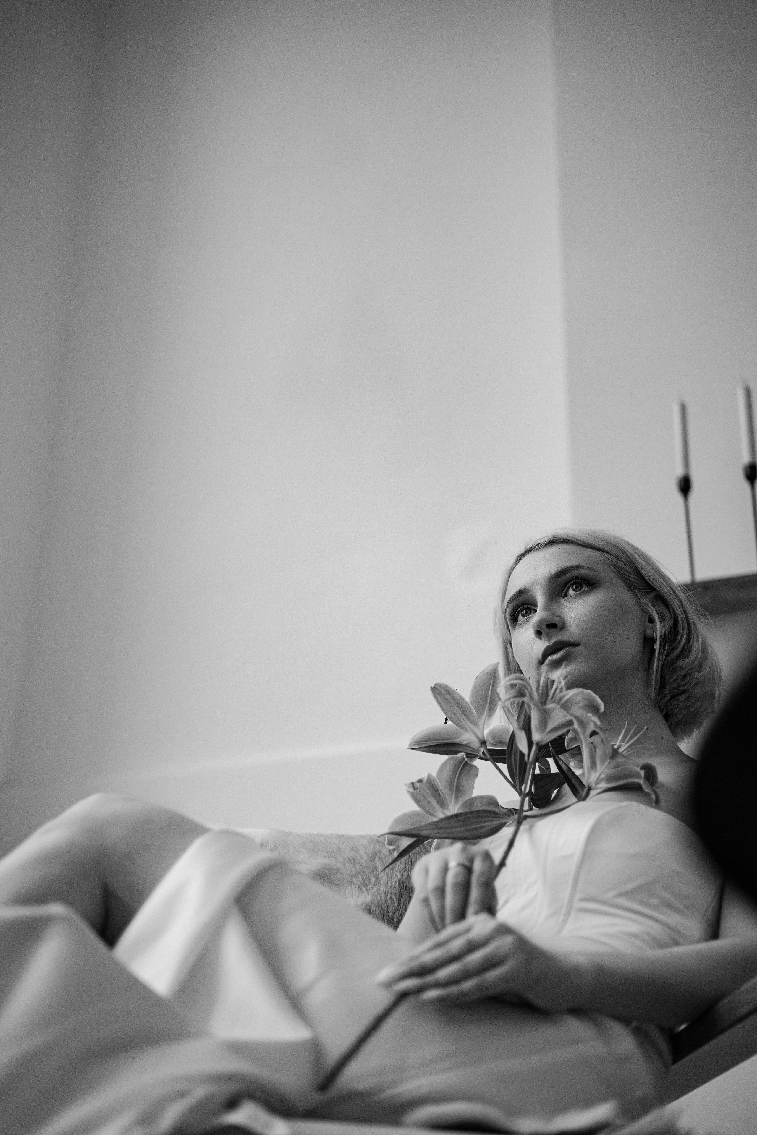 Первая студийная съемка. Евгения Волошина Фотограф Москва / Белгород