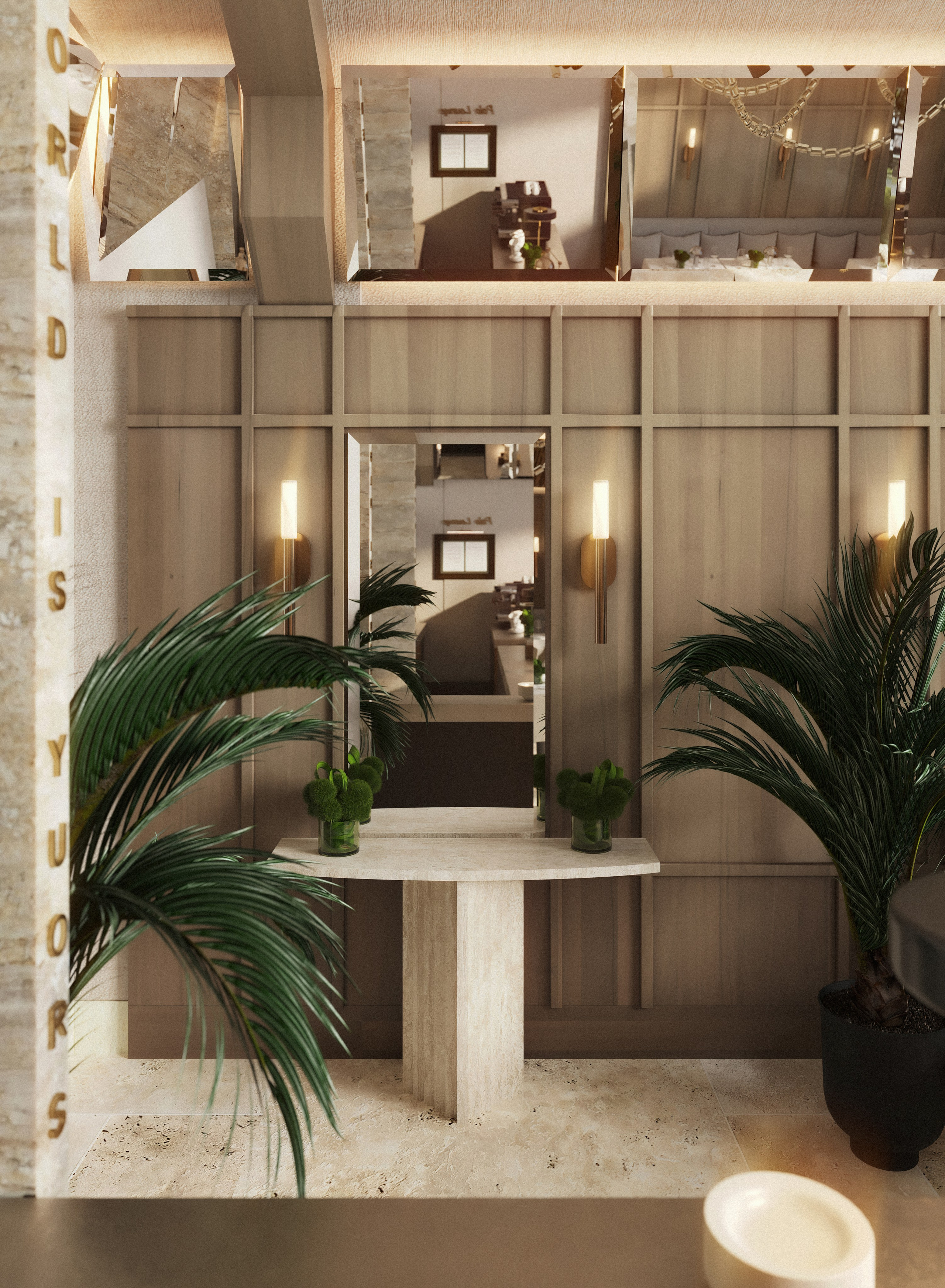 Ресторан. Юлия Григорьева — 3D визуализатор