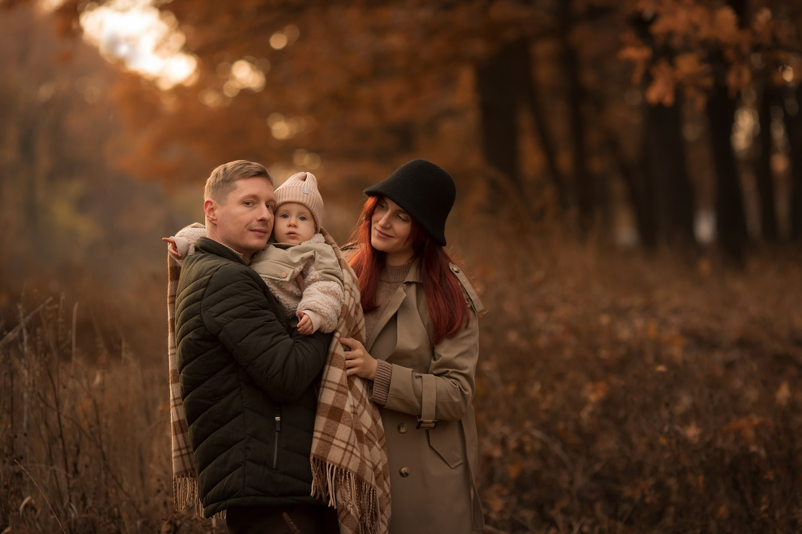 Осень в лесу. Семейный и детский фотограф в Саратове Полина Коткина