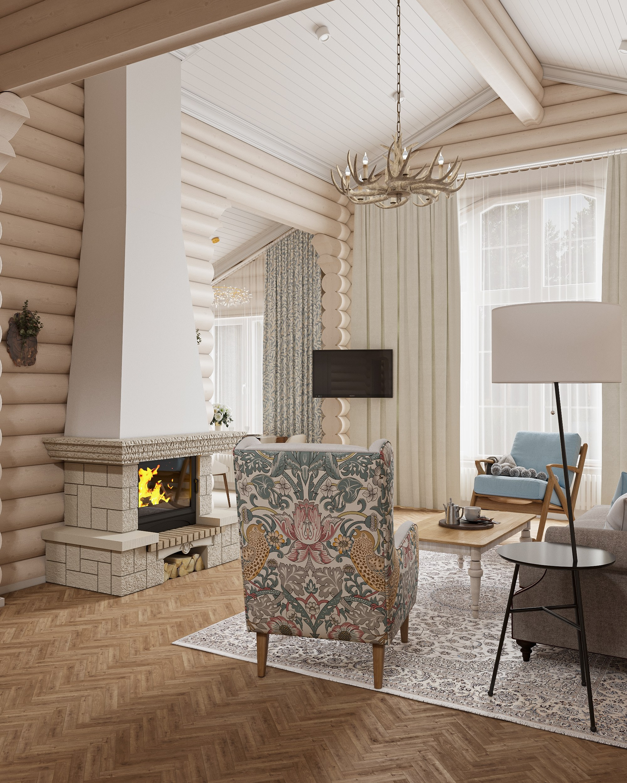 Дом из бревна