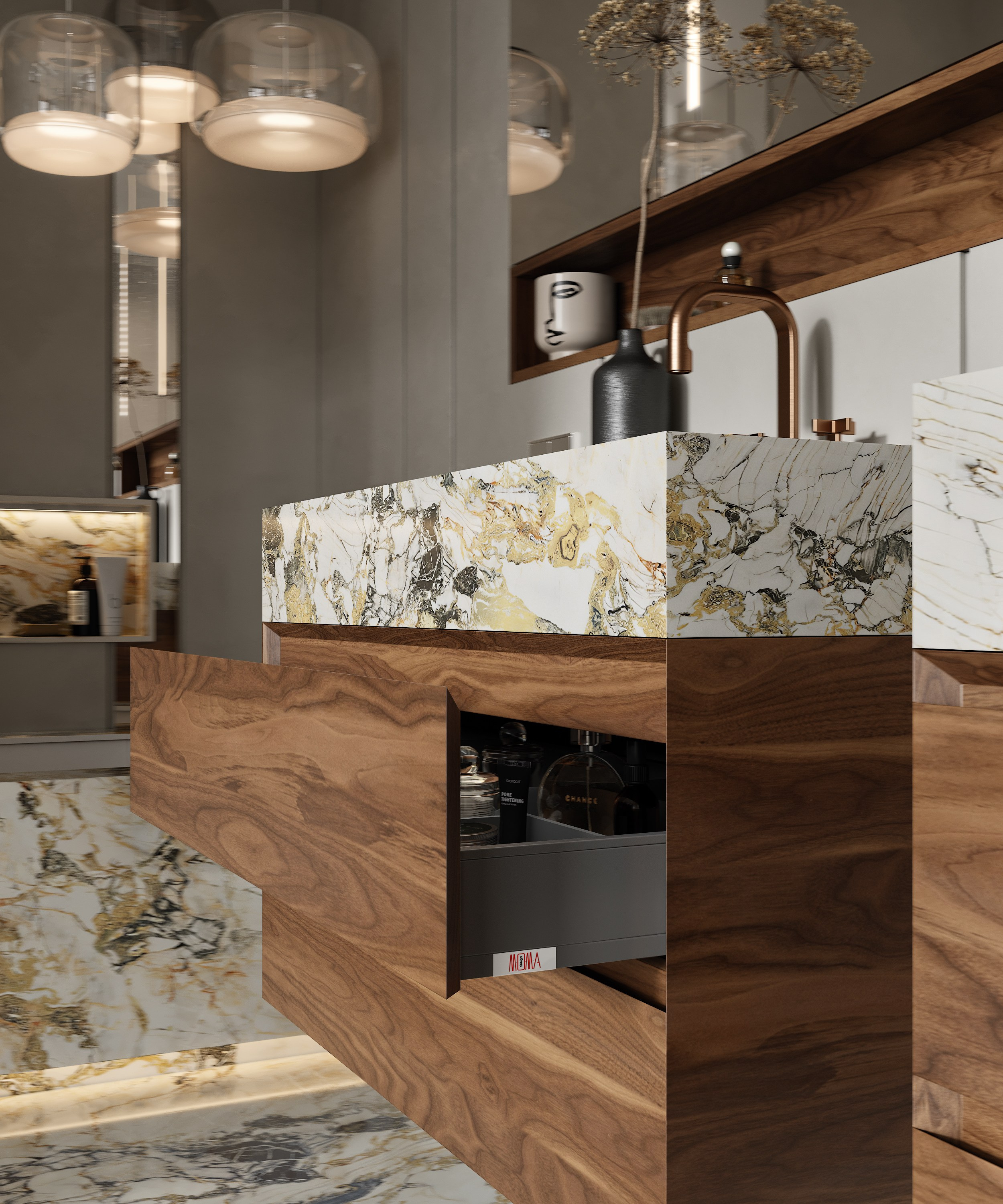 MOMA Design | EVOLINE Main Scene. 3D визуализация интерьеров | avocado.render