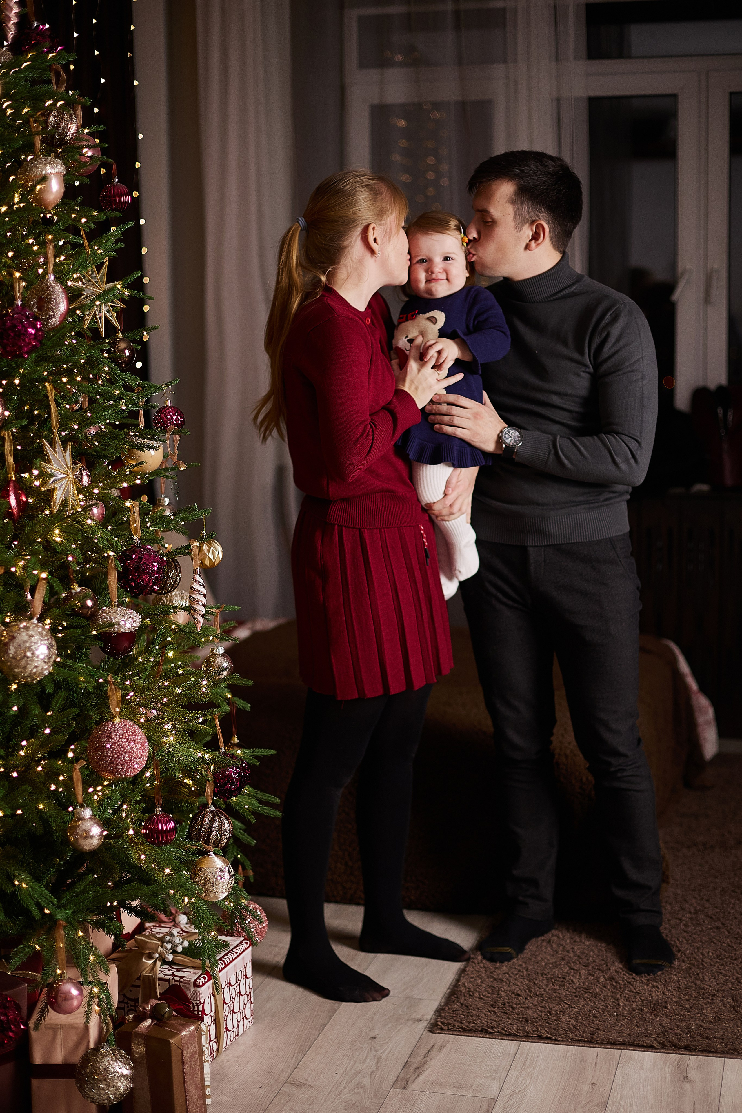 Новогодняя семейная история. Виктория Ларина — Портретный профессиональный фотограф в Иркутске