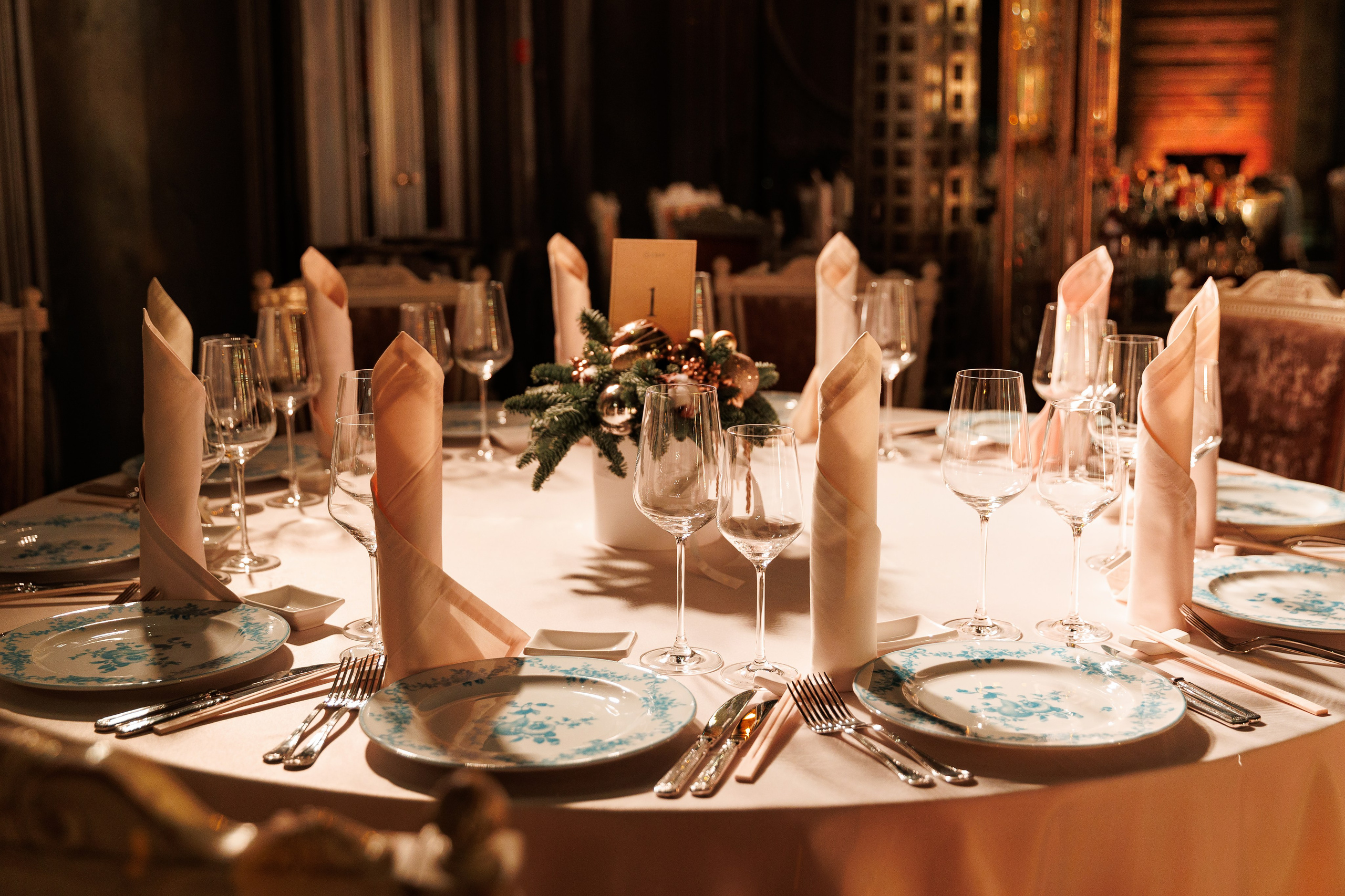 Новогодний ужин Сбер