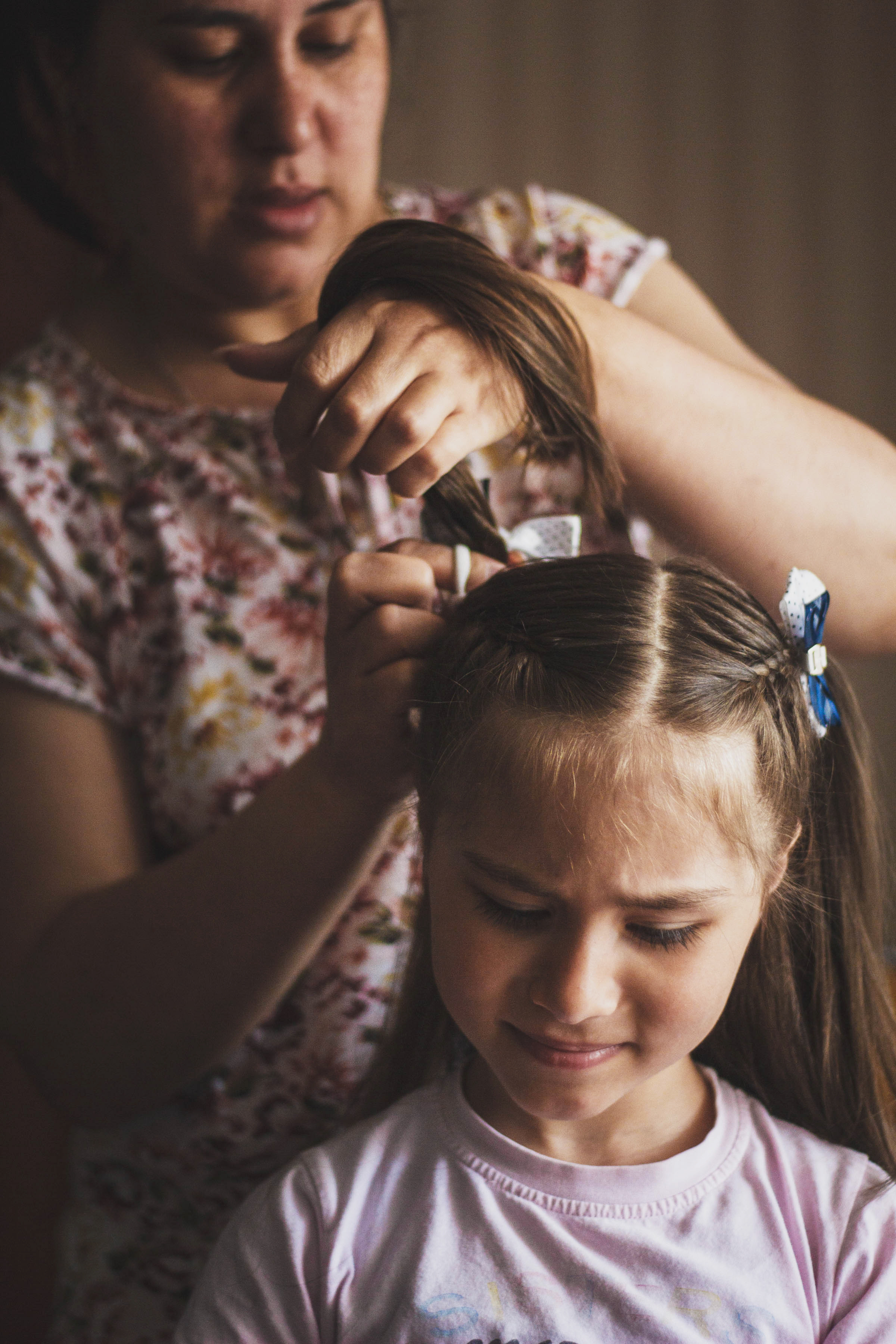 Утро мамы и дочки. Детский и семейный фотограф в Москве