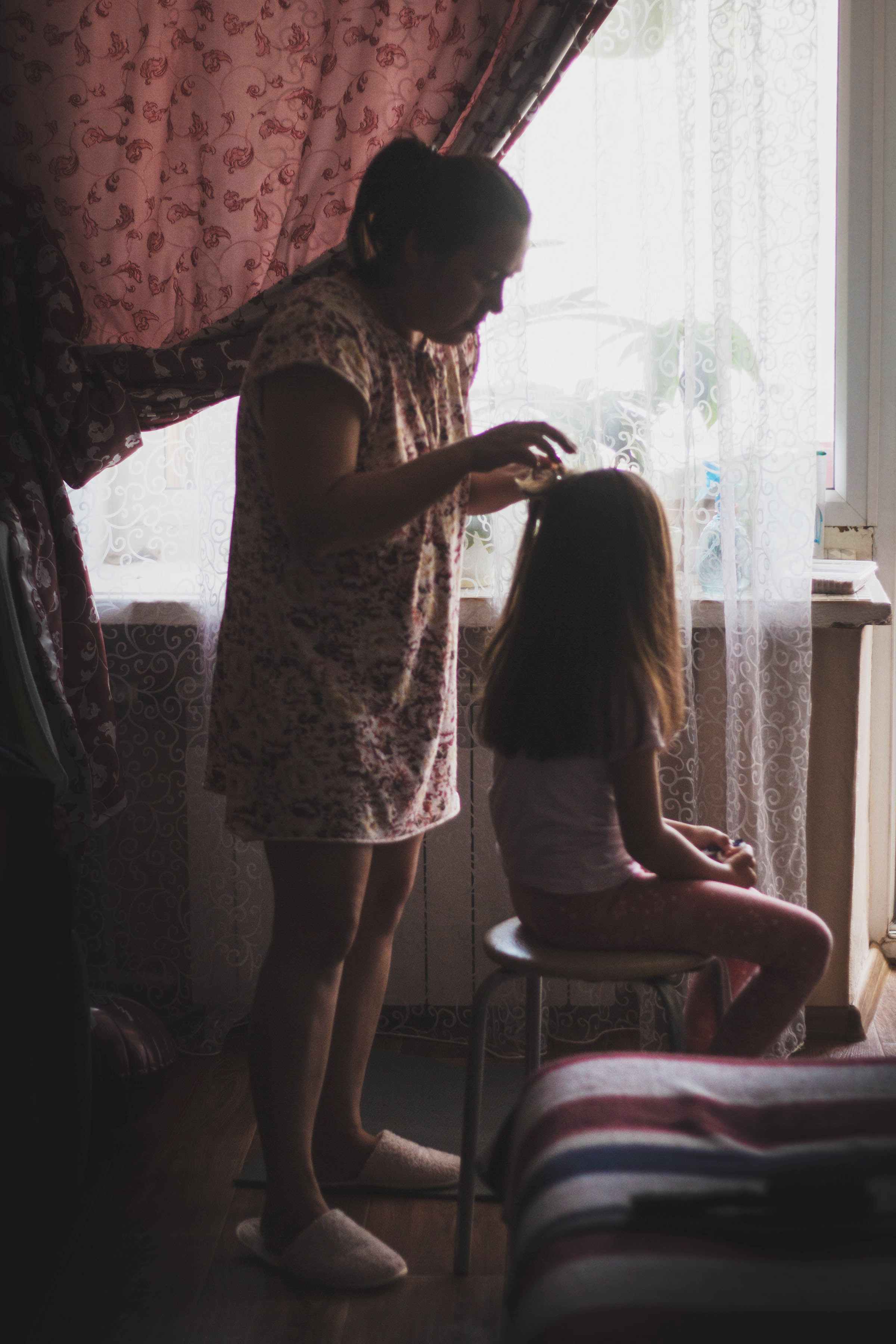 Утро мамы и дочки. Детский и семейный фотограф в Москве