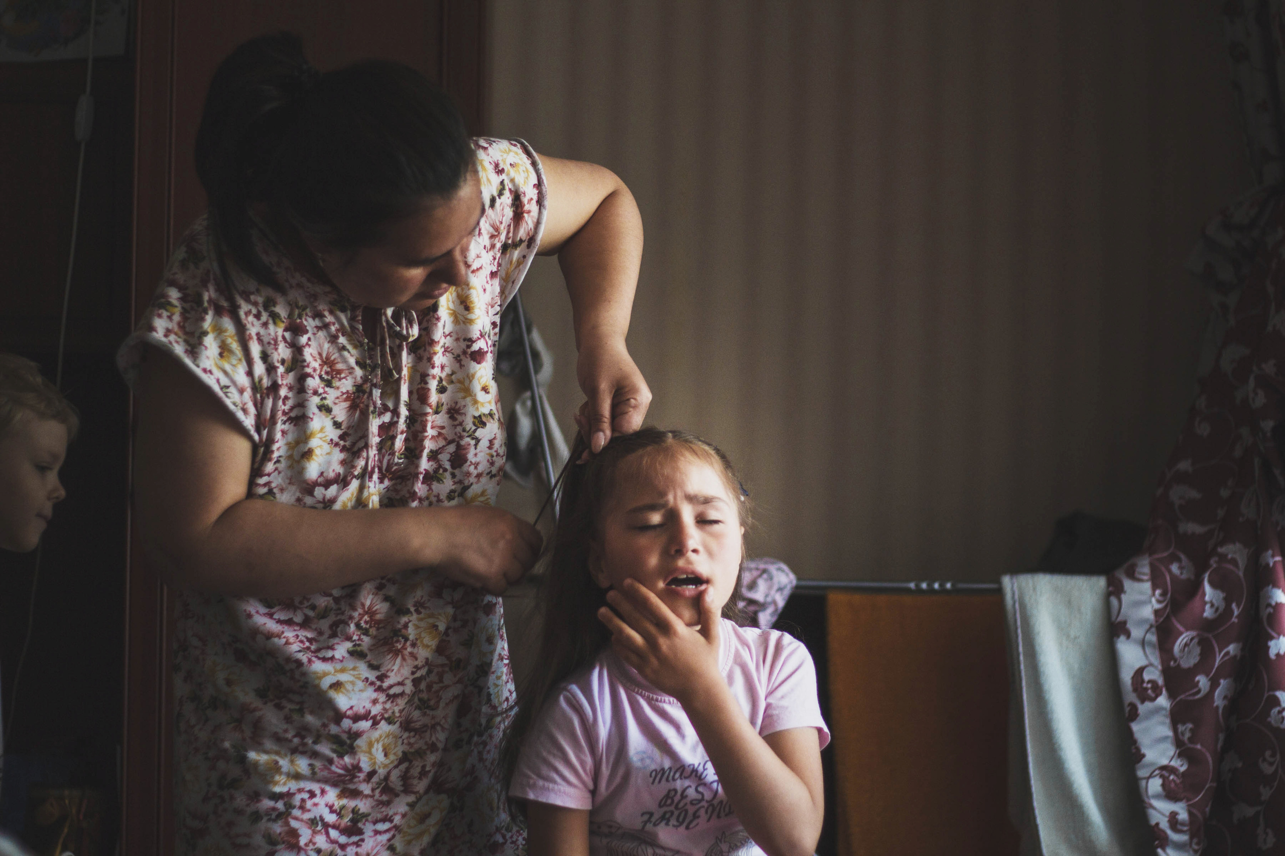 Утро мамы и дочки. Детский и семейный фотограф в Москве