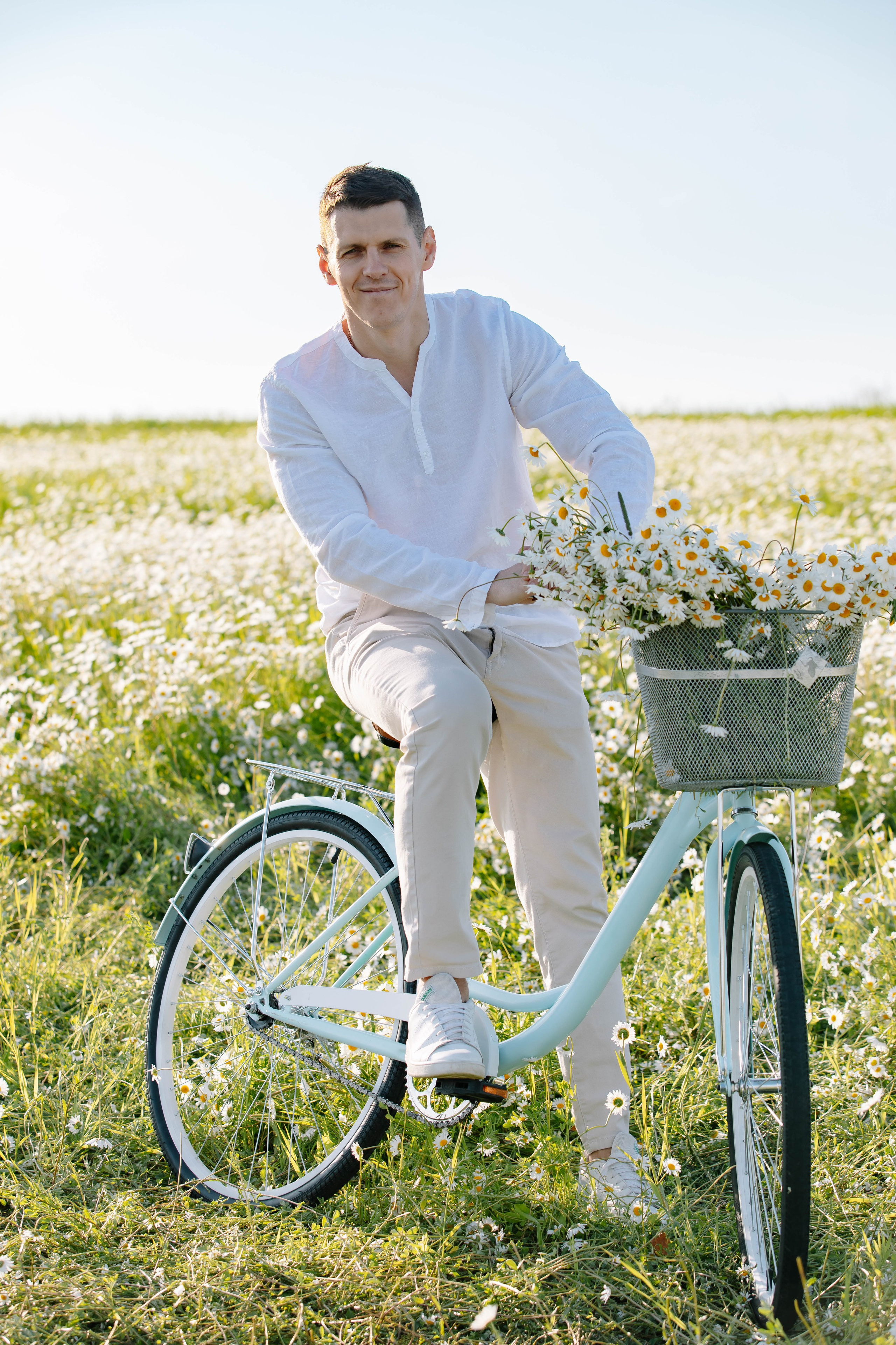 Ромашковое поле. Фотограф в Москве Яна Полосина