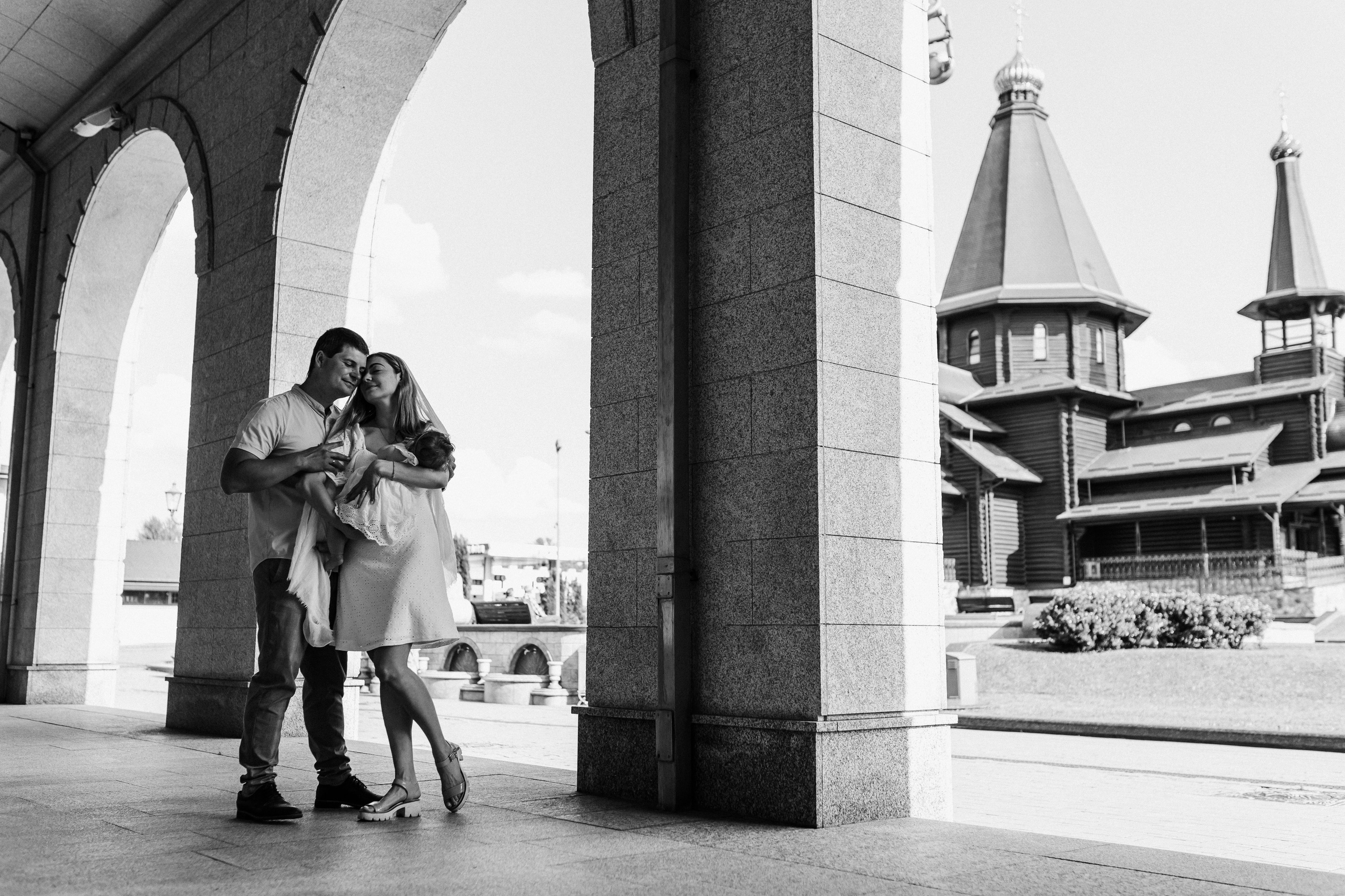 Крещение Аделины, храм Святой Троицы, июль 2024