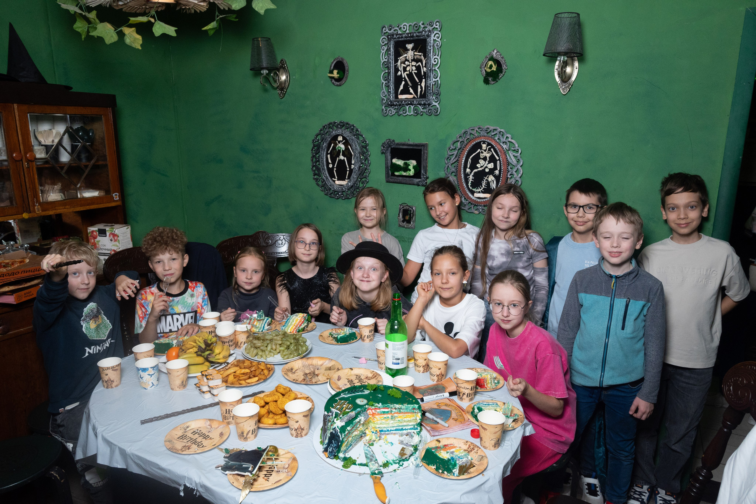 День рождения ребенка в «Подземелье Слизерин». Фотограф мероприятий в Москве