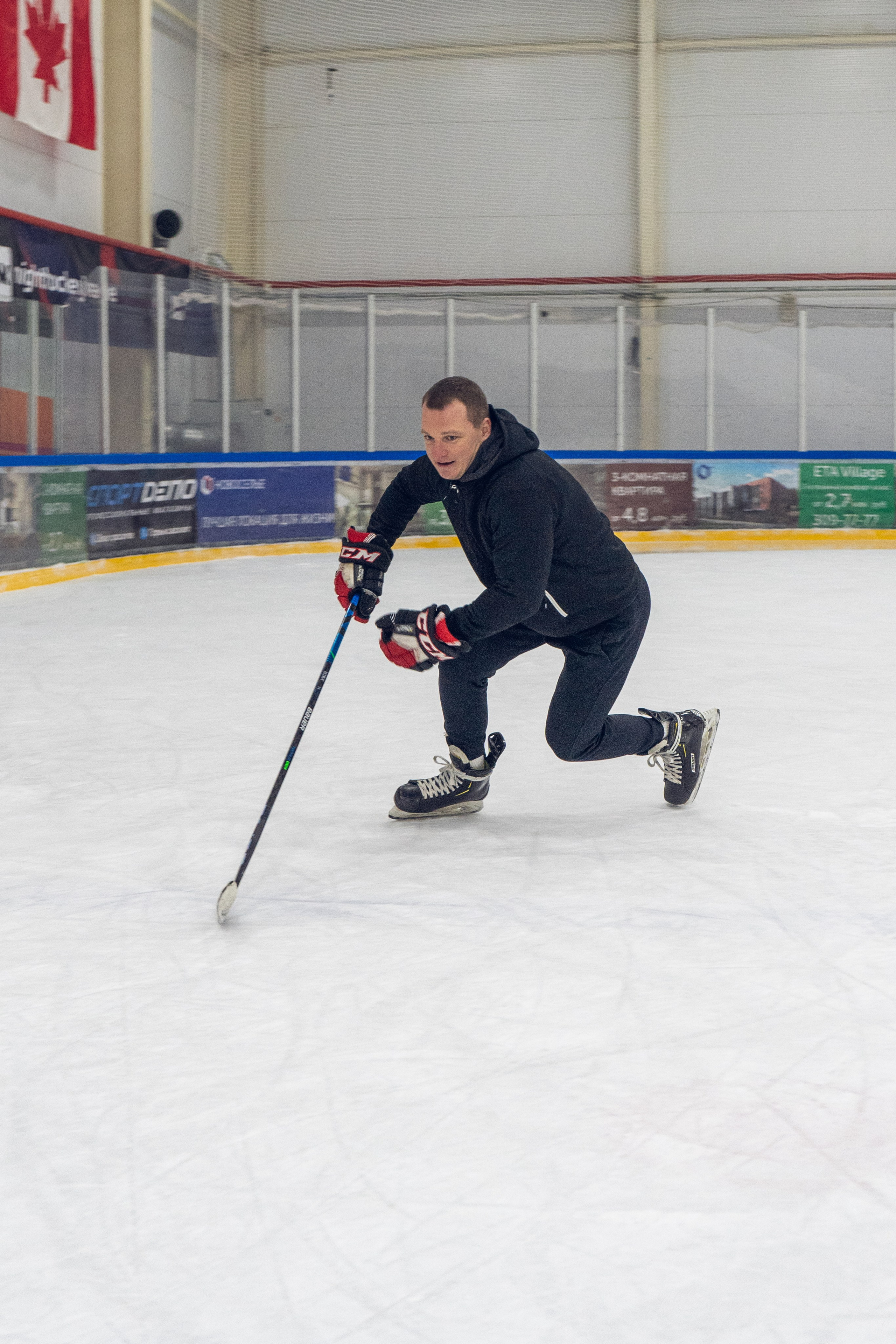 Тренировка по хоккею «ЦМКБ «Алмаз»