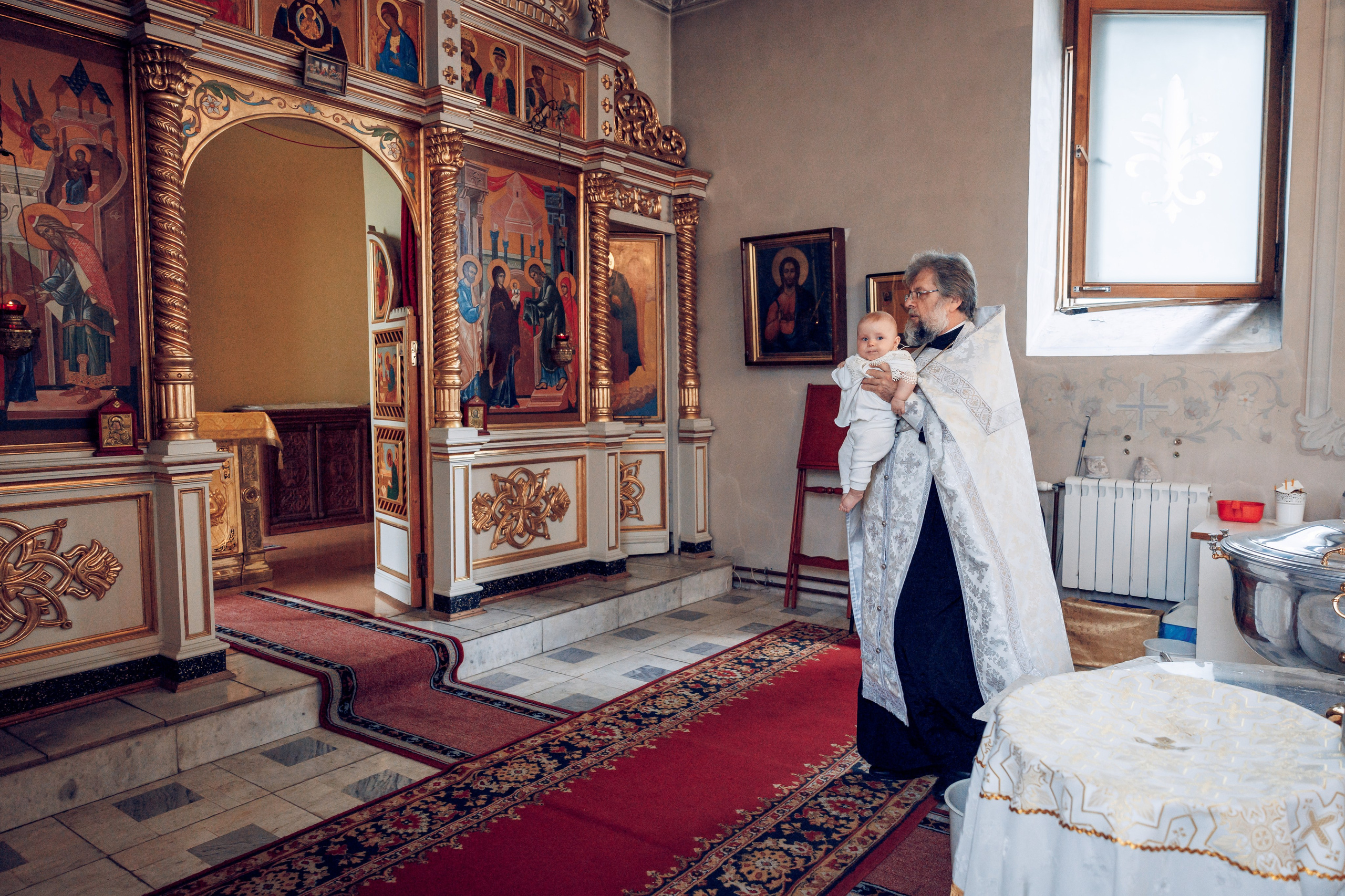 Крещение в Елоховском Богоявленном соборе. Профессиональный фотограф в Москве и Мо Мария Шантарёва