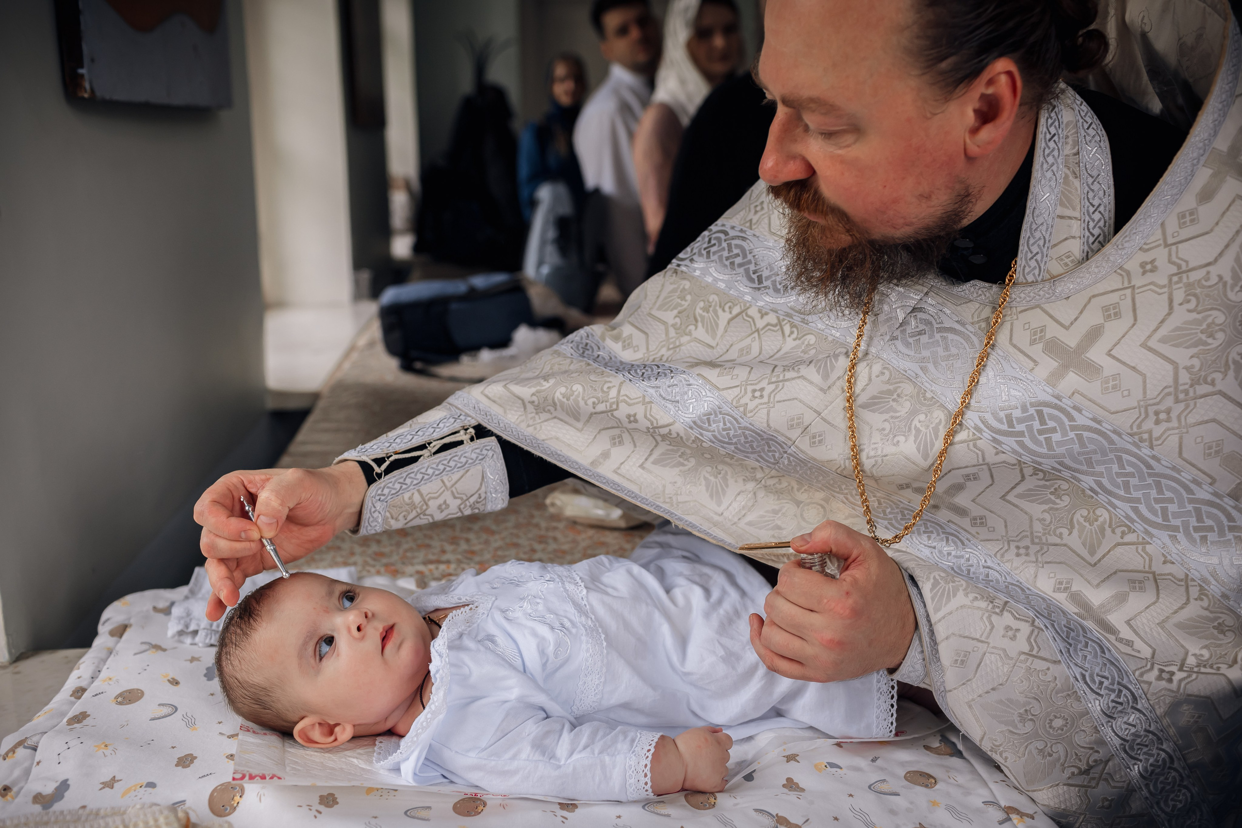 Крещение в Храме Влахернской иконы Божией Матери в Кузьминках. Профессиональный фотограф в Москве и Мо Мария Шантарёва