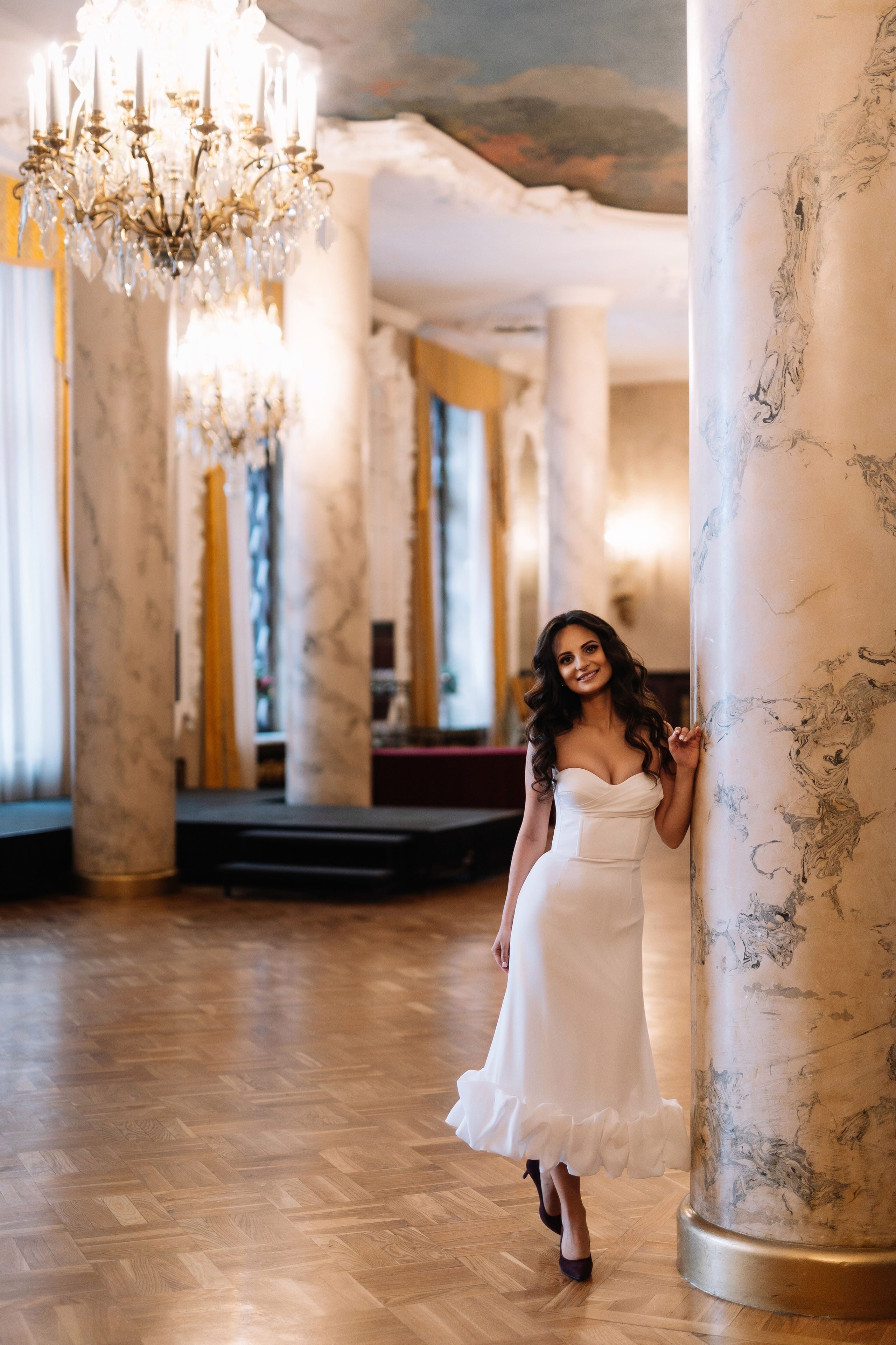 Свадебная фотосессия Лилии и Романа, прогулка в центре Москвы. Свадебный фотограф в Тамбове Павел Четвертков