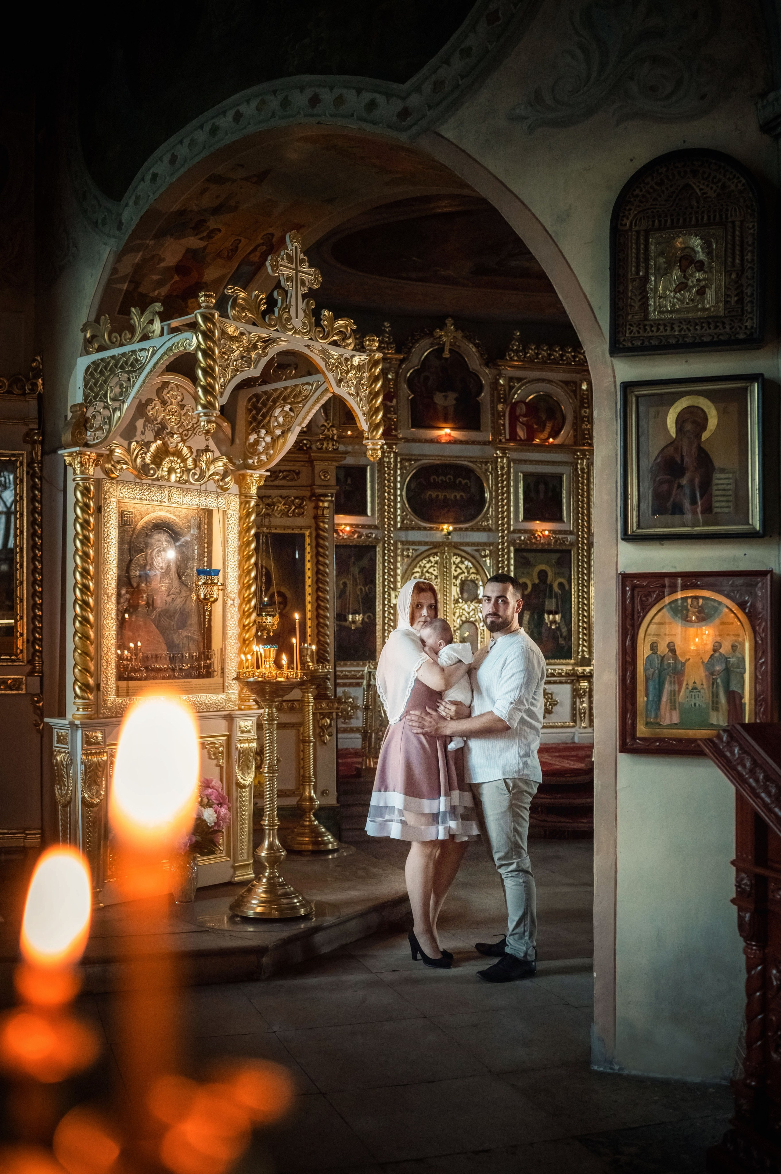 Крещение мл. Иоанна. Семейный фотограф в г. Воскресенск Наталия Молева