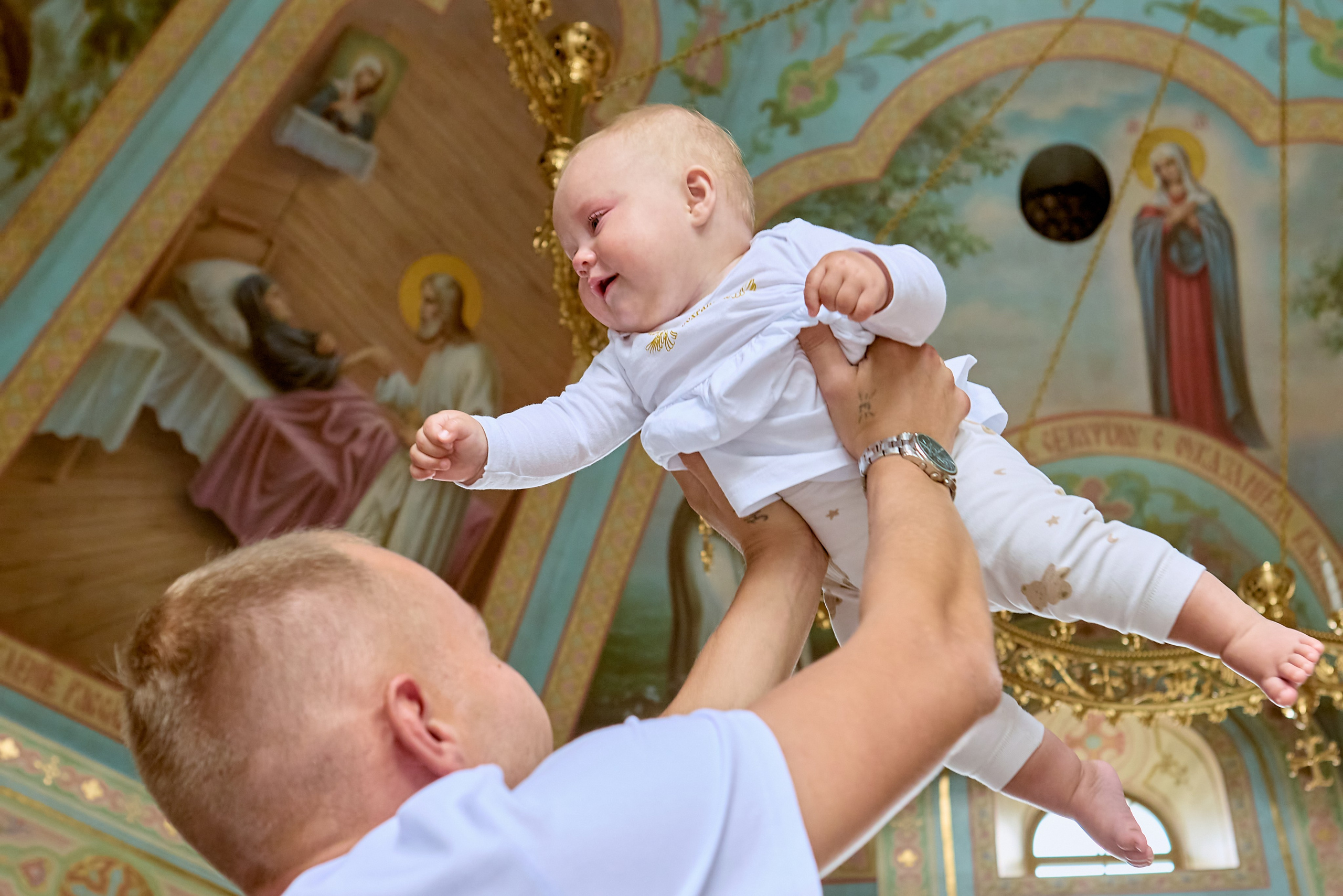 Фотосессия таинства Крещения младенца Евсевии г Дзержинск