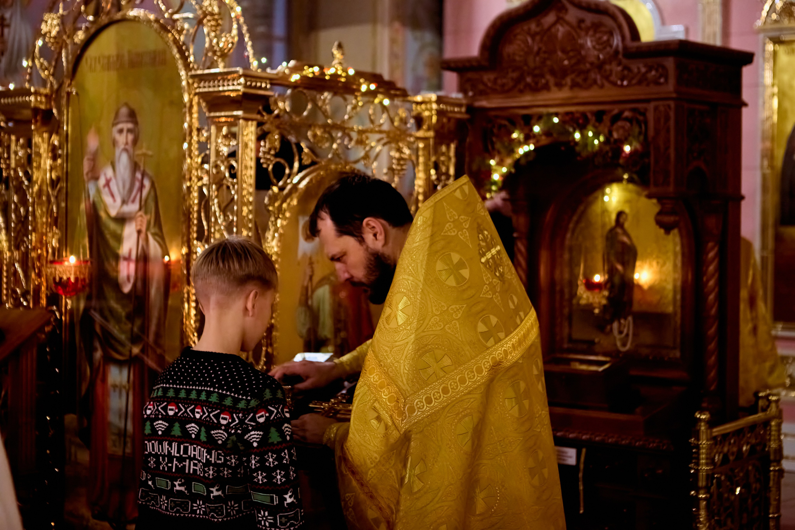 Литургия в Новогоднюю Ночь 2025