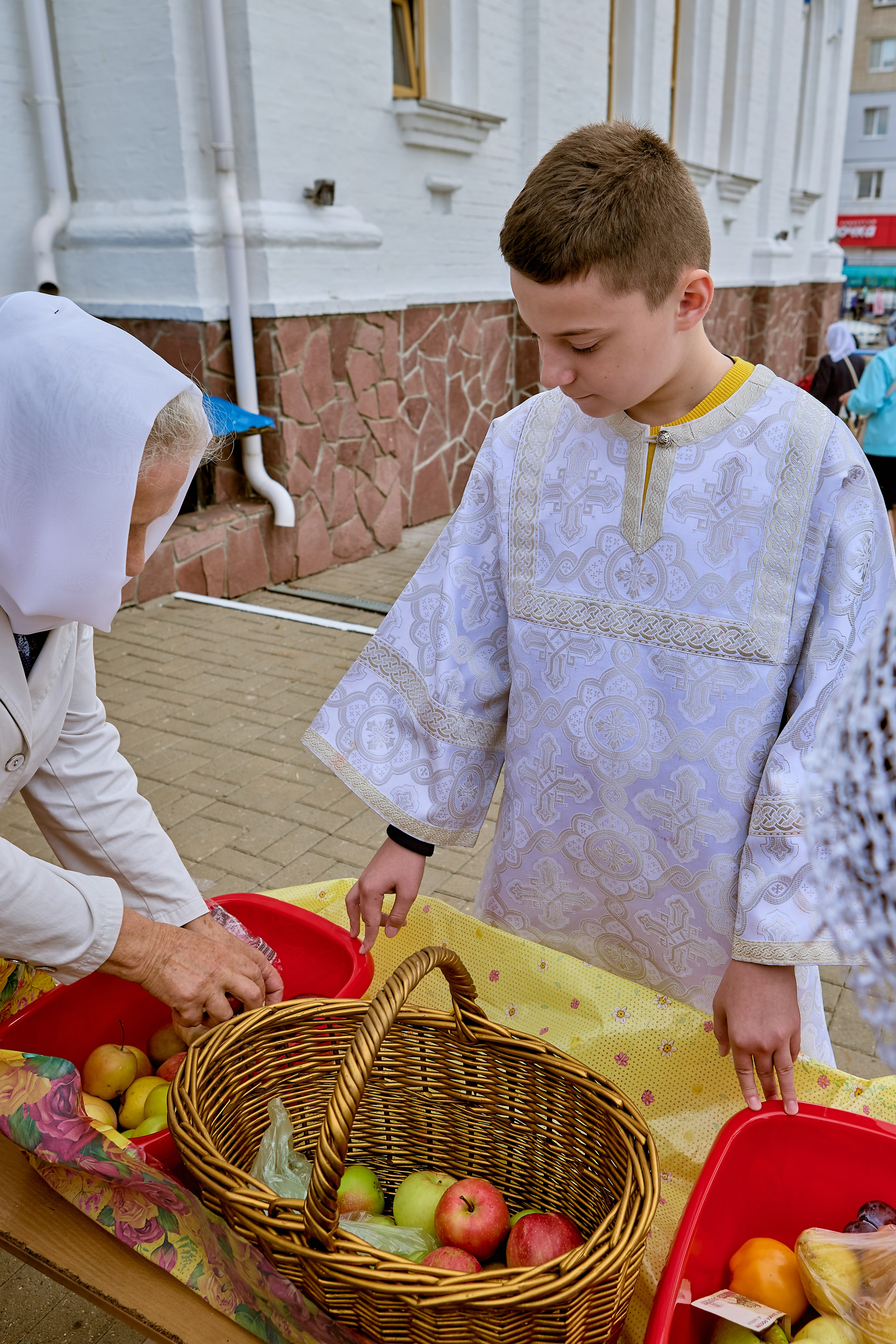 Праздничная фотосессия в праздник Преображения Господа нашего Иисуса Христа