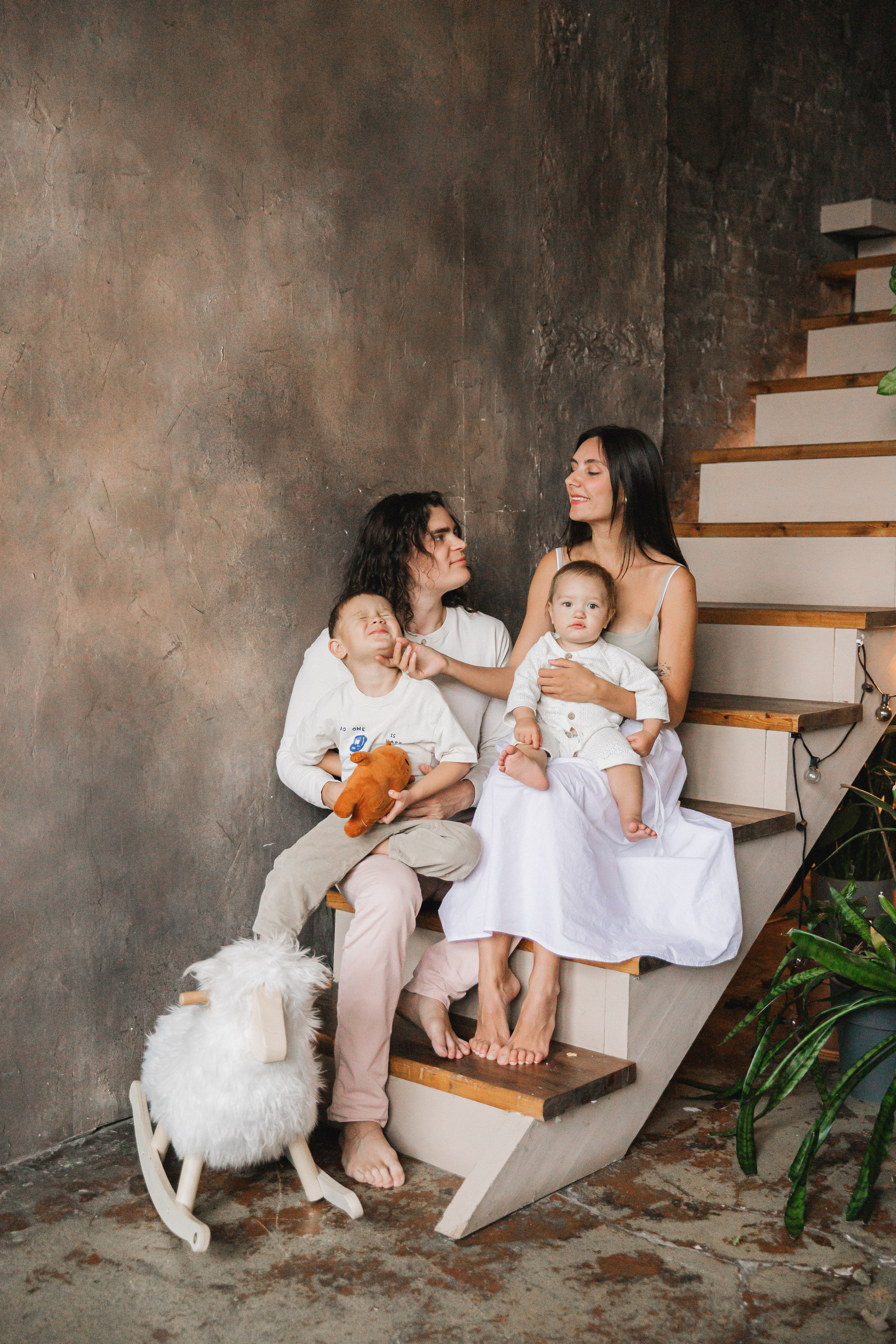 Анна, Григорий и детки. Фотограф Анастасия Петрова