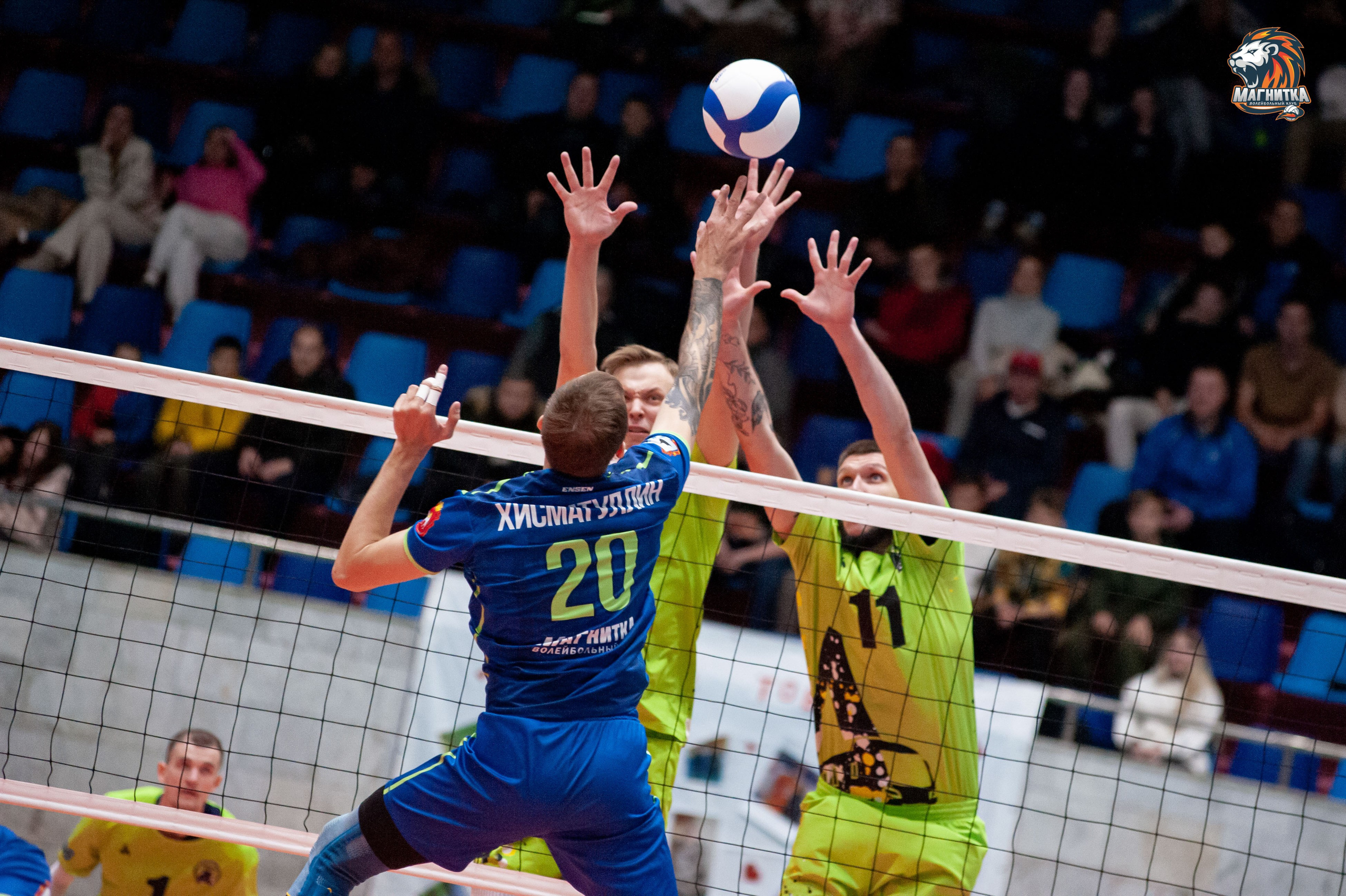 Чемпионат России по волейболу. Высшая лига А. Магнитка — Локомотив-Изумруд. Фотограф Магнитогорск Данил Семенов