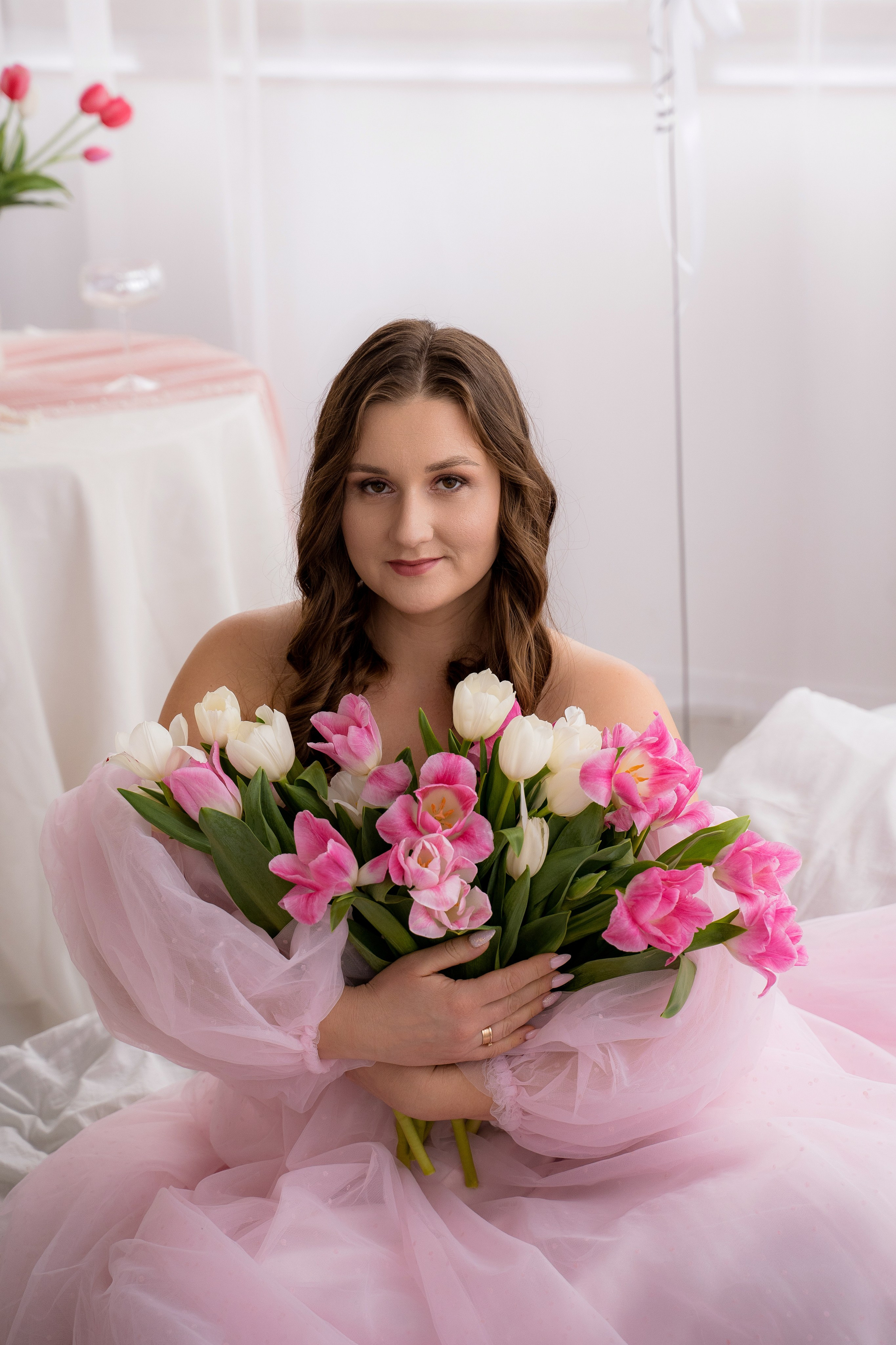 Тюльпановое настроение. Фотостудия Малина в городе Улан-Удэ. Фотограф Ирина Жарникова