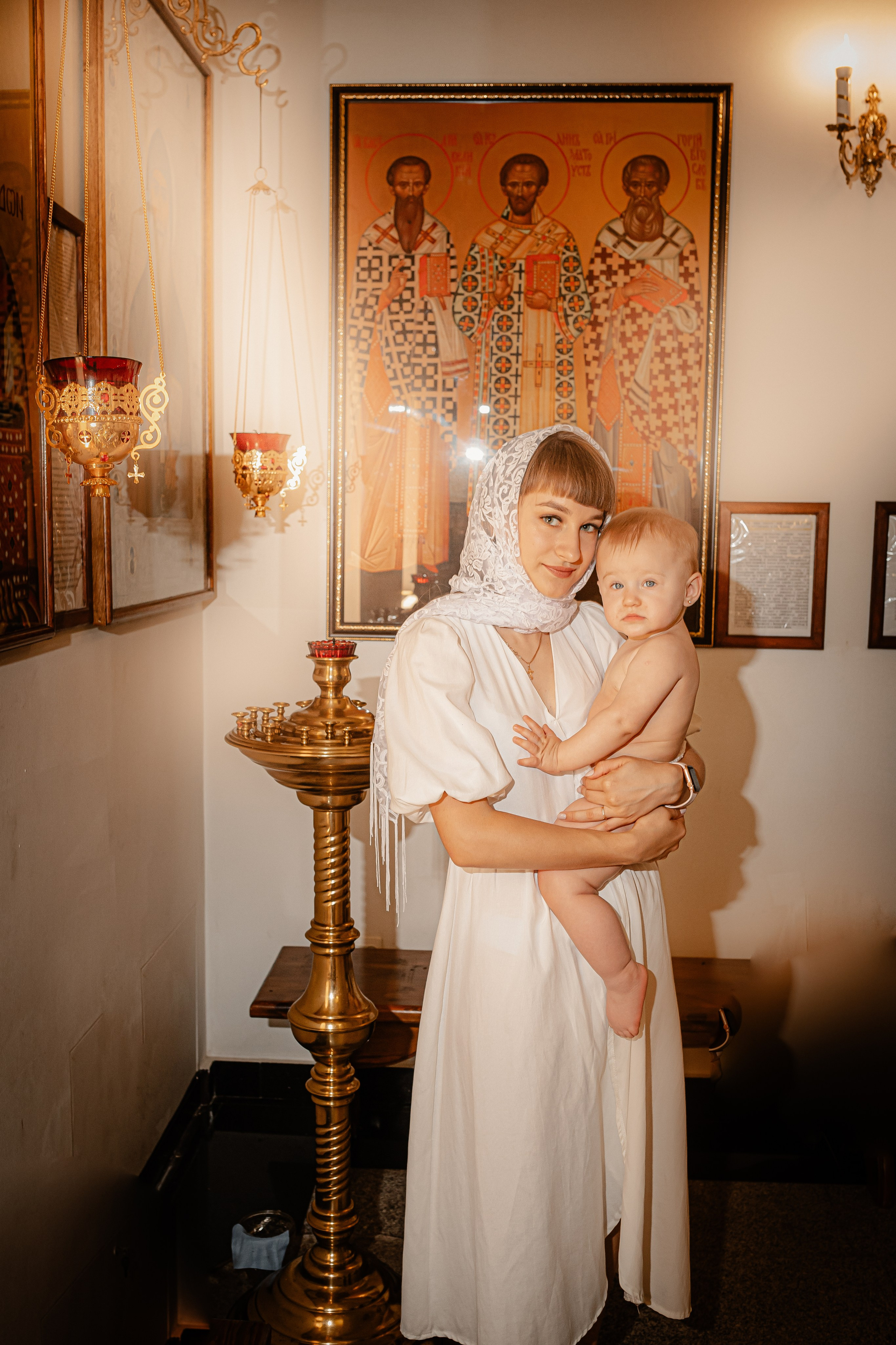 Крещение. Посёлок М. Горький. Свято — Пантелеимоновский храм. Свадебный фотограф Кропоткин Краснодар