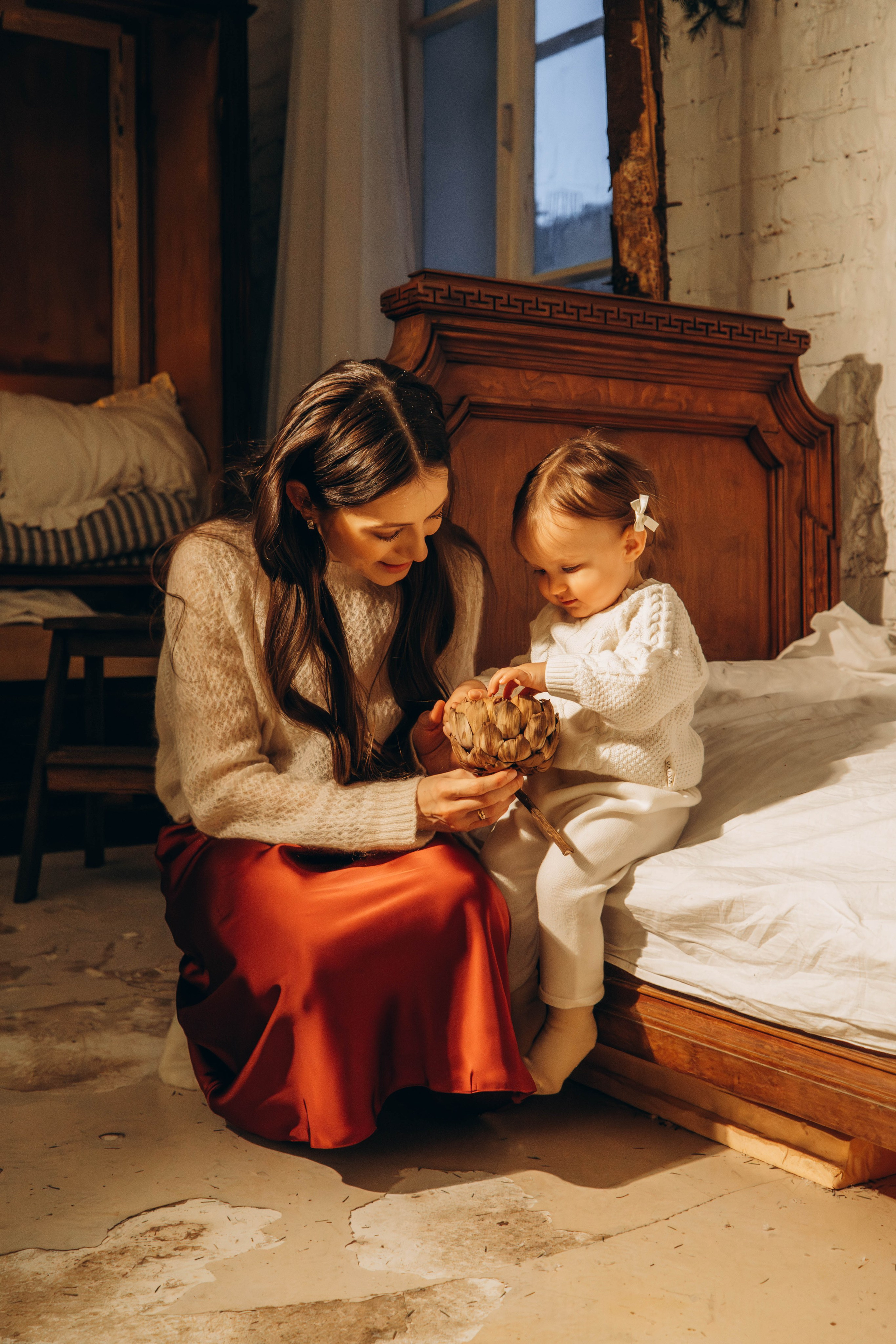 Анастасия и Мира. Студия «Мох». Фотограф Москва Валерия Веденина