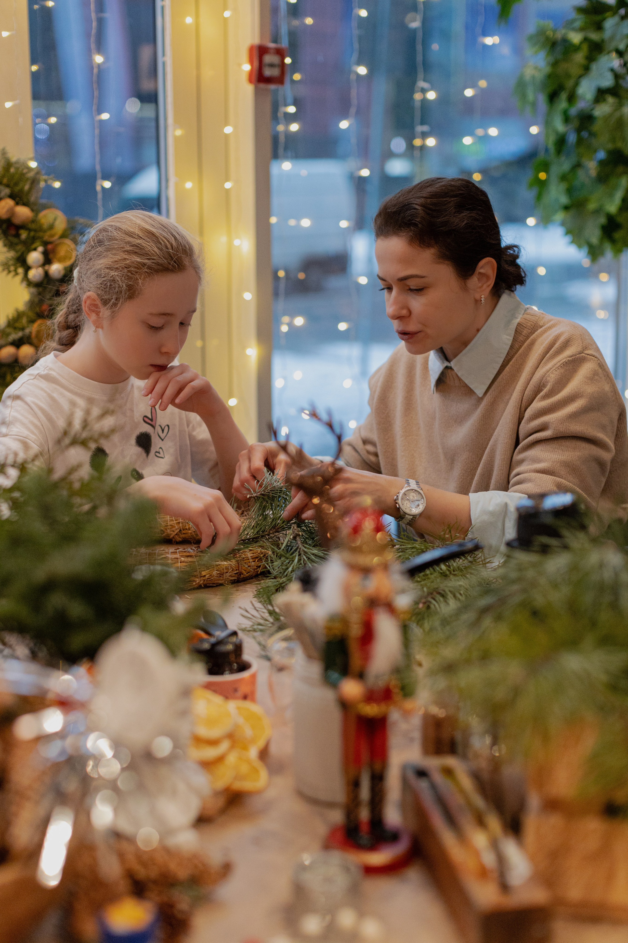 Мк Новогодний Венок. Анастасия Ракчеева Художник