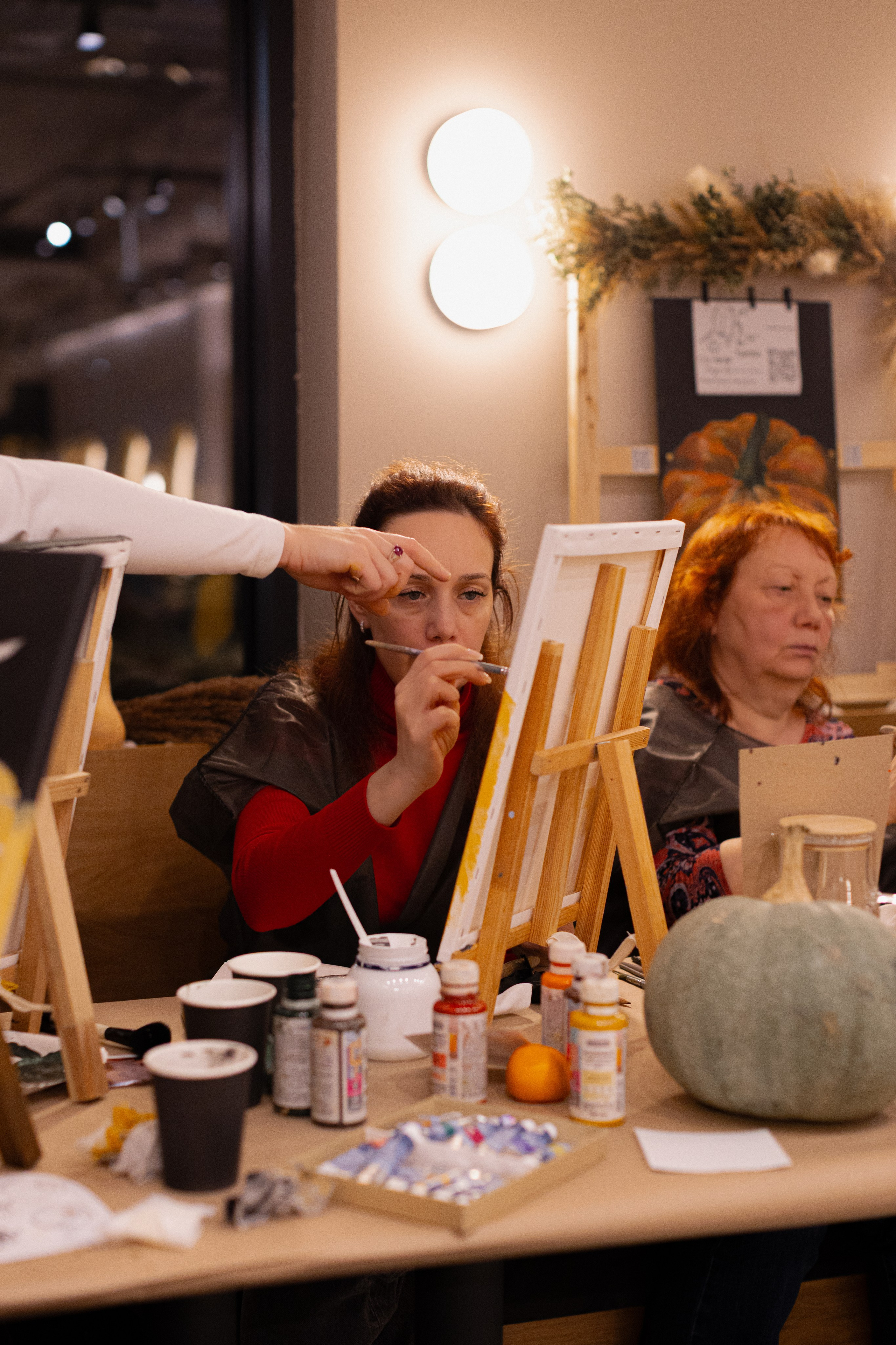 МК Тыква в кафе Здрасте. Анастасия Ракчеева Художник