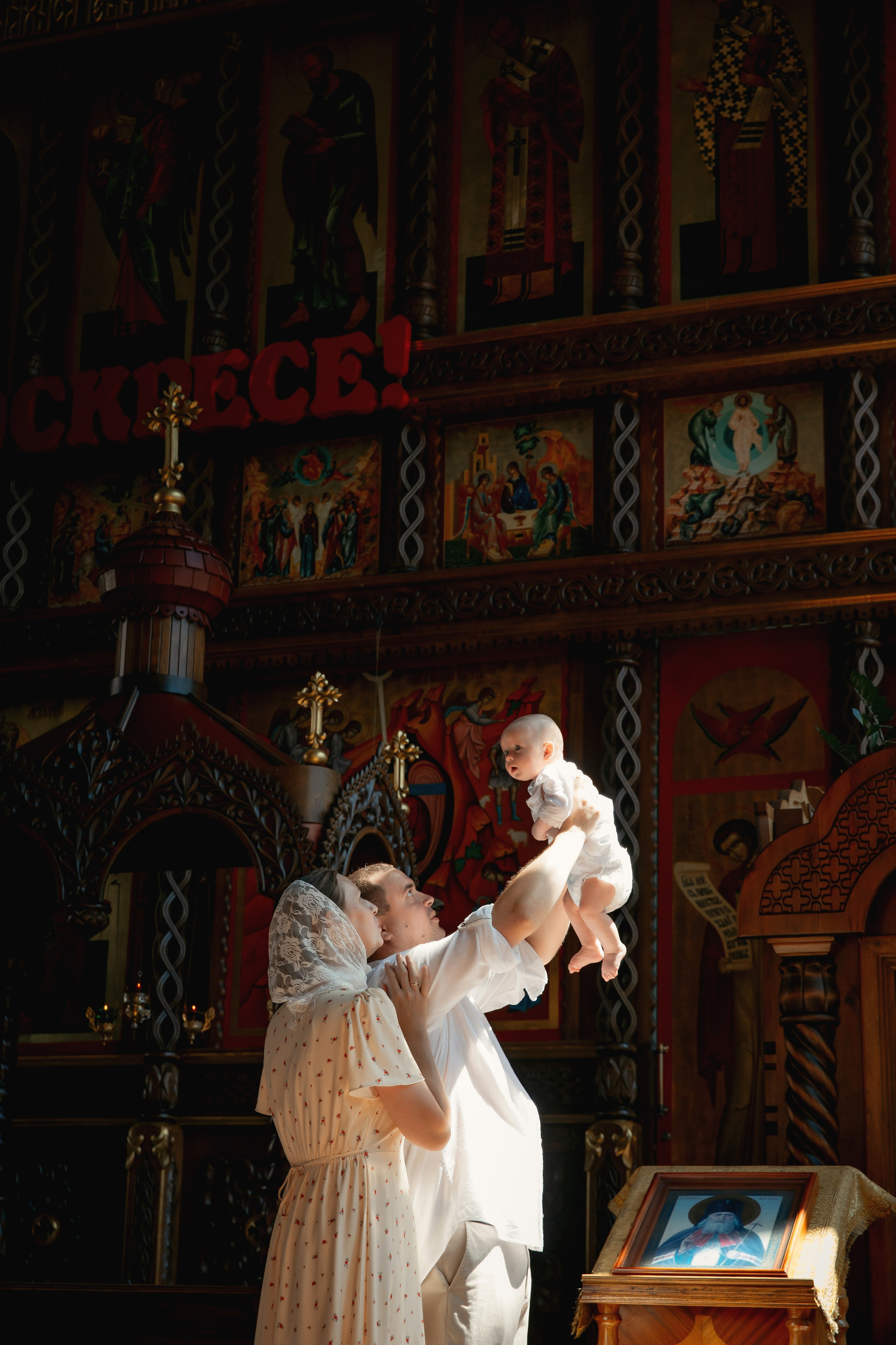 Таинство Крещения Михаила. Свадебный и Семейный Фотограф в Краснодаре