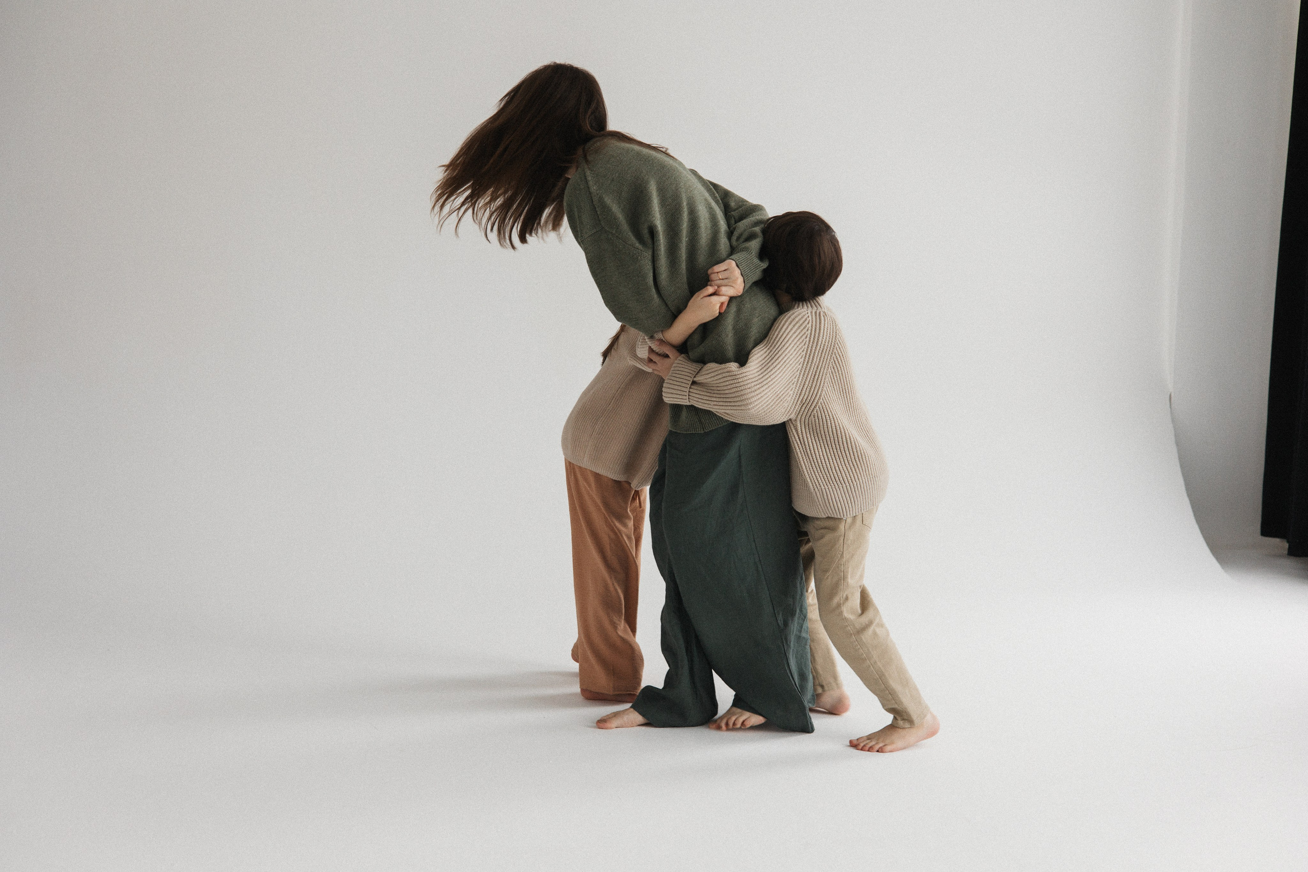 Семейная съёмка в студии, Москва. Портретный и семейный фотограф в Москве Мария Рослякова