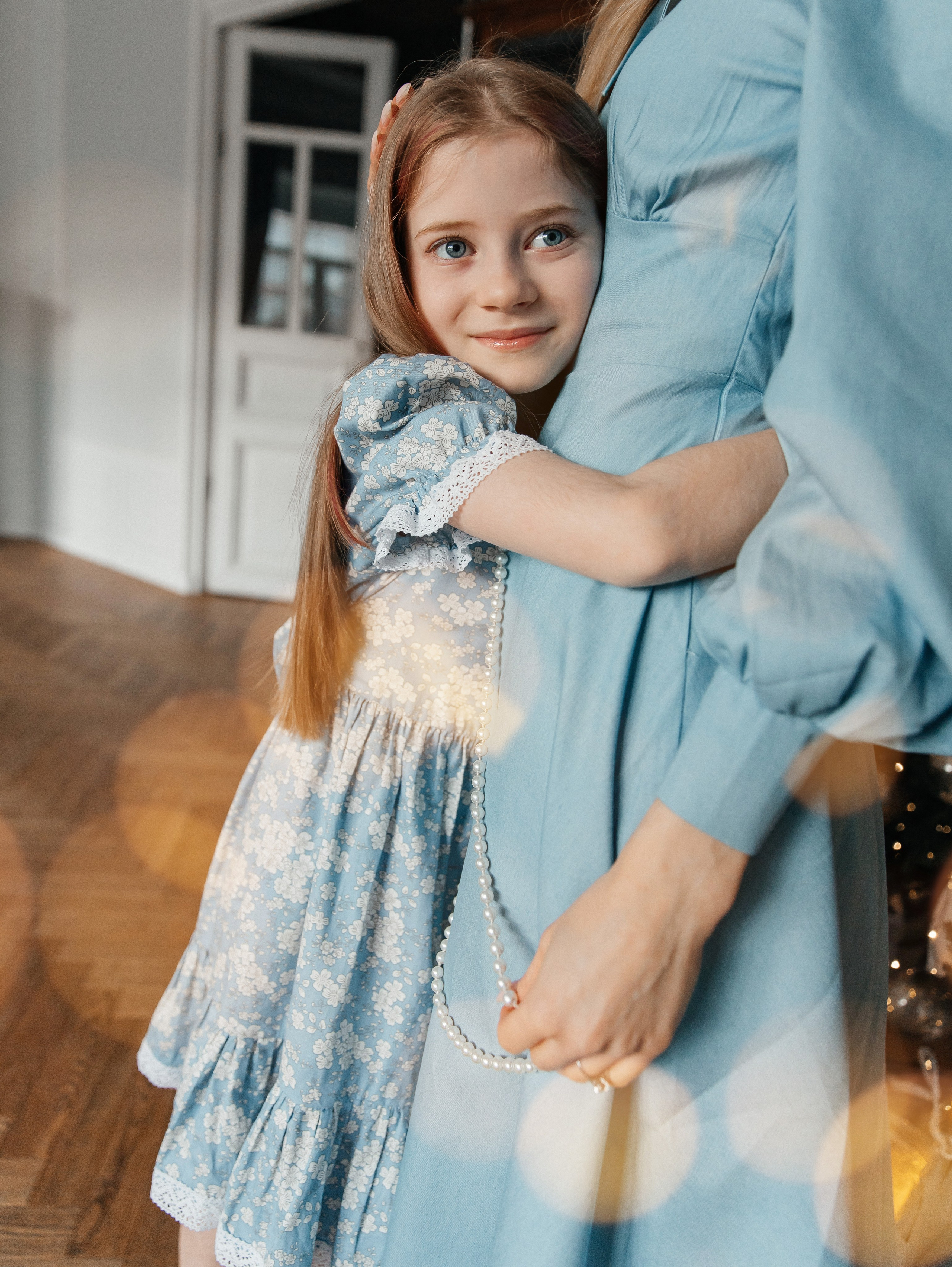 Новогодняя (мама и дочка). Фотограф текстиля в Москве Ольга Иванова