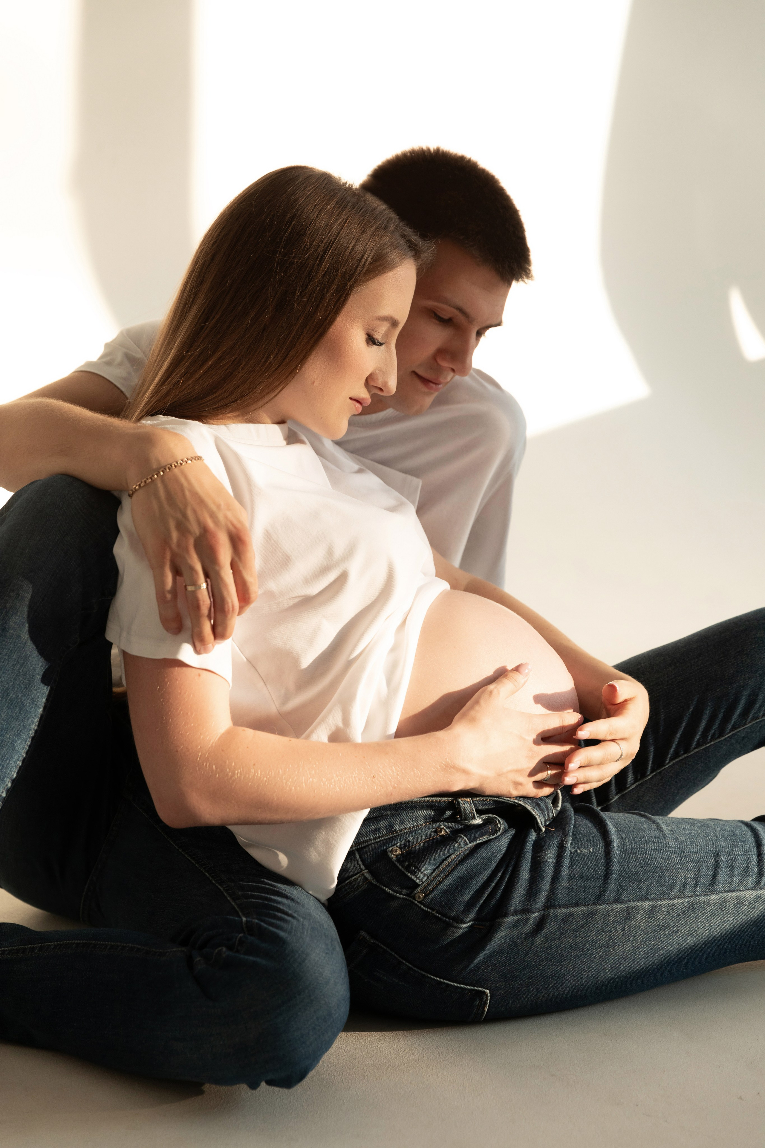 Беременность. Фотограф Мария Щеголькова. Чувственный женский портрет