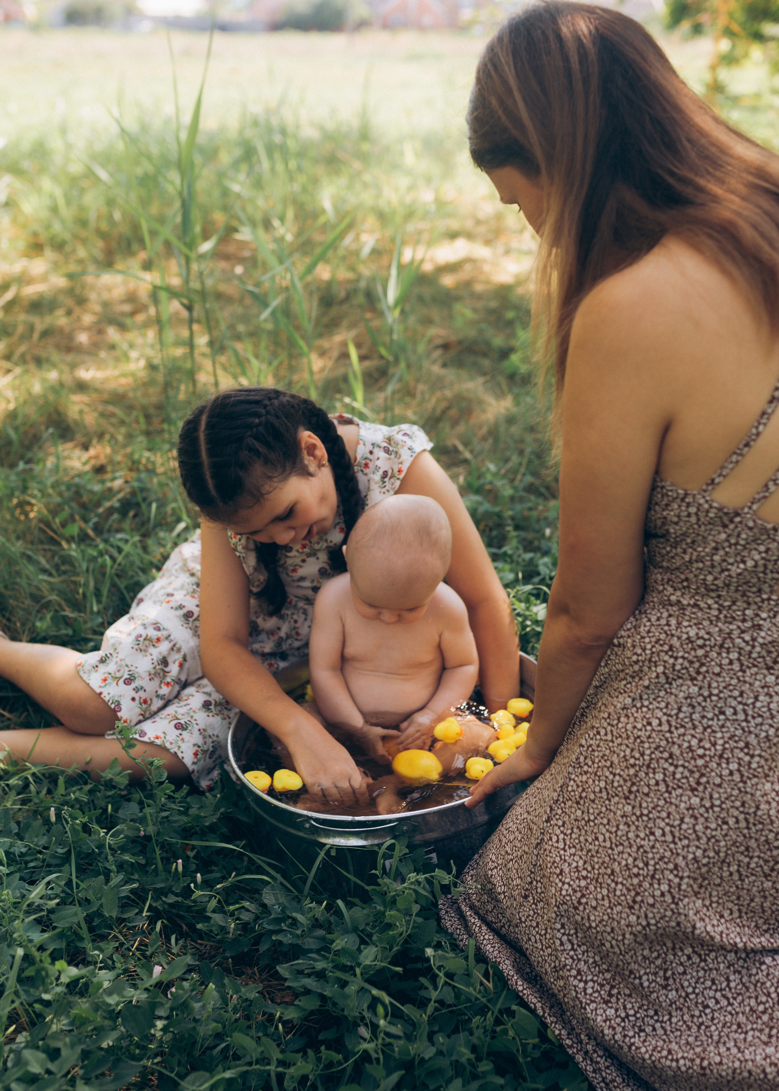 Девочки в березовой роще. Фотограф в Приморско-Ахтарске Марьяна Чопко