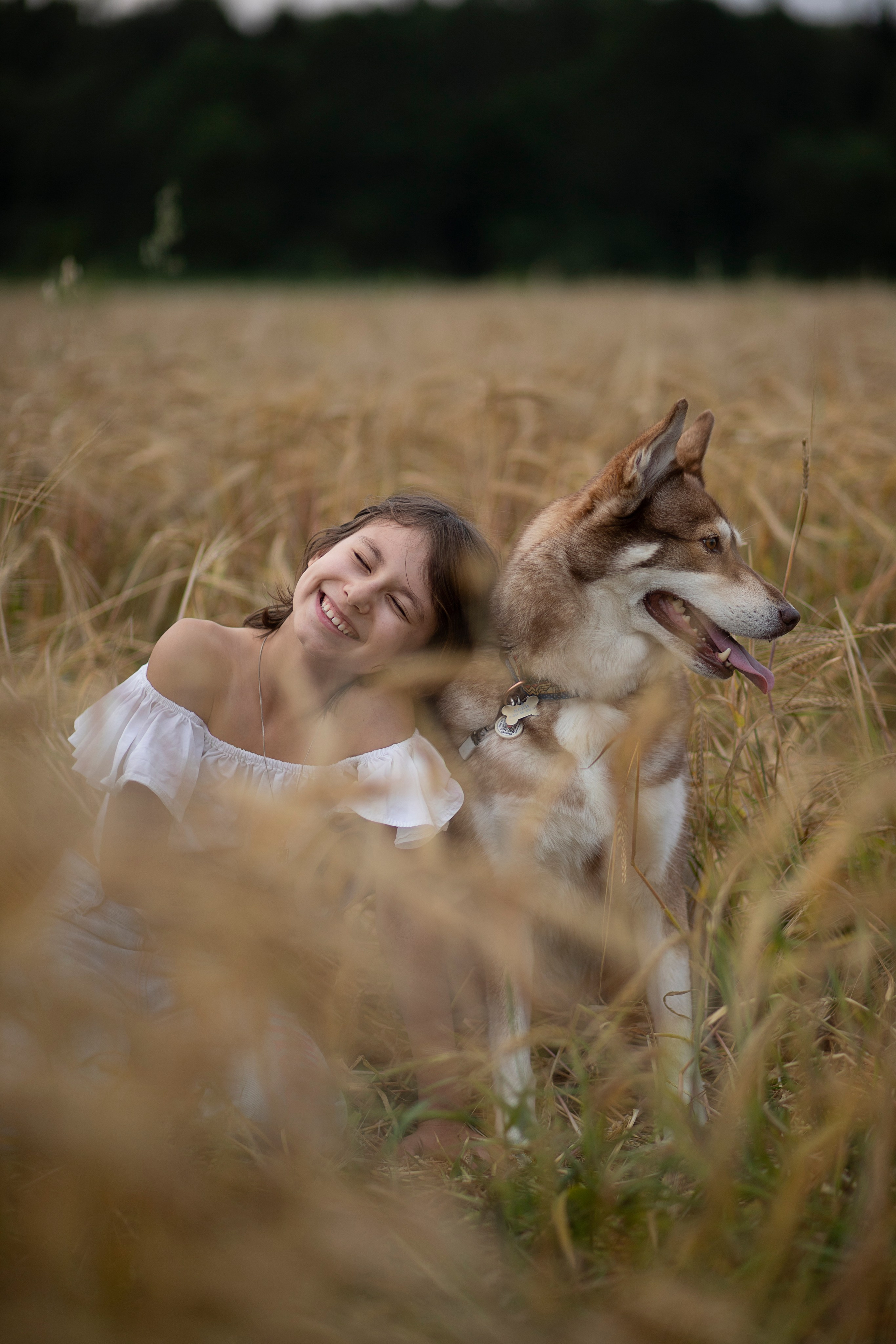 Прогулка с любимым питомцем. Фотограф Пушкино и Москва Анастасия Коган